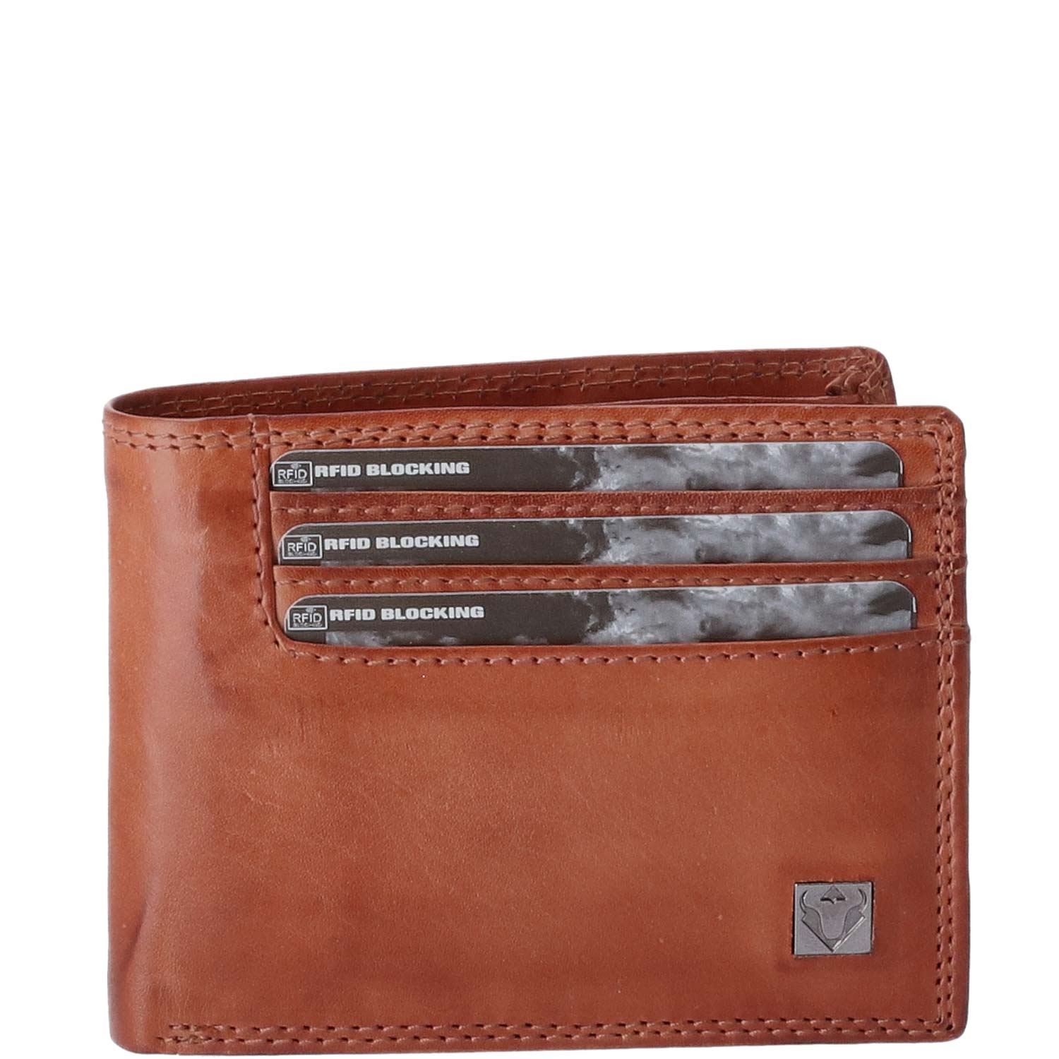 Urban Bull Leder Geldbörse AVANCO Cognac Abbildung 1 Urban Bull Leder Geldbörse AVANCO Cognac Abbildung 1