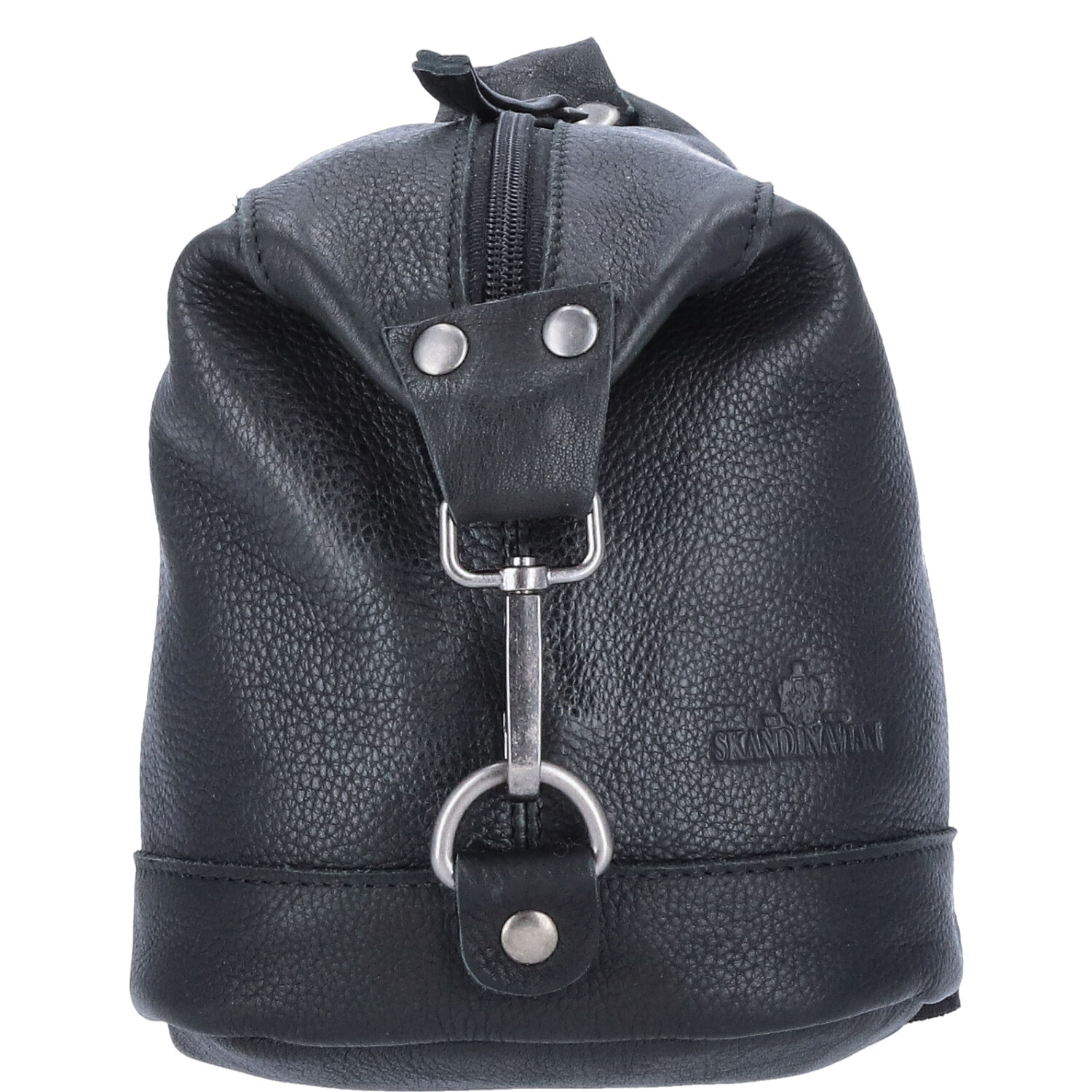 The Skandinavian Brand Mini Leder Rucksack  schwarz
