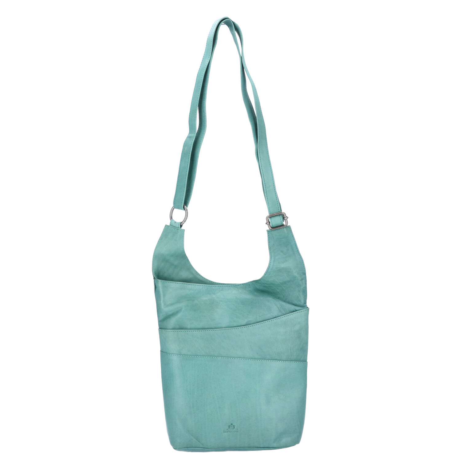 The Skandinavian Brand Lady Bag Washed Nappa türkis