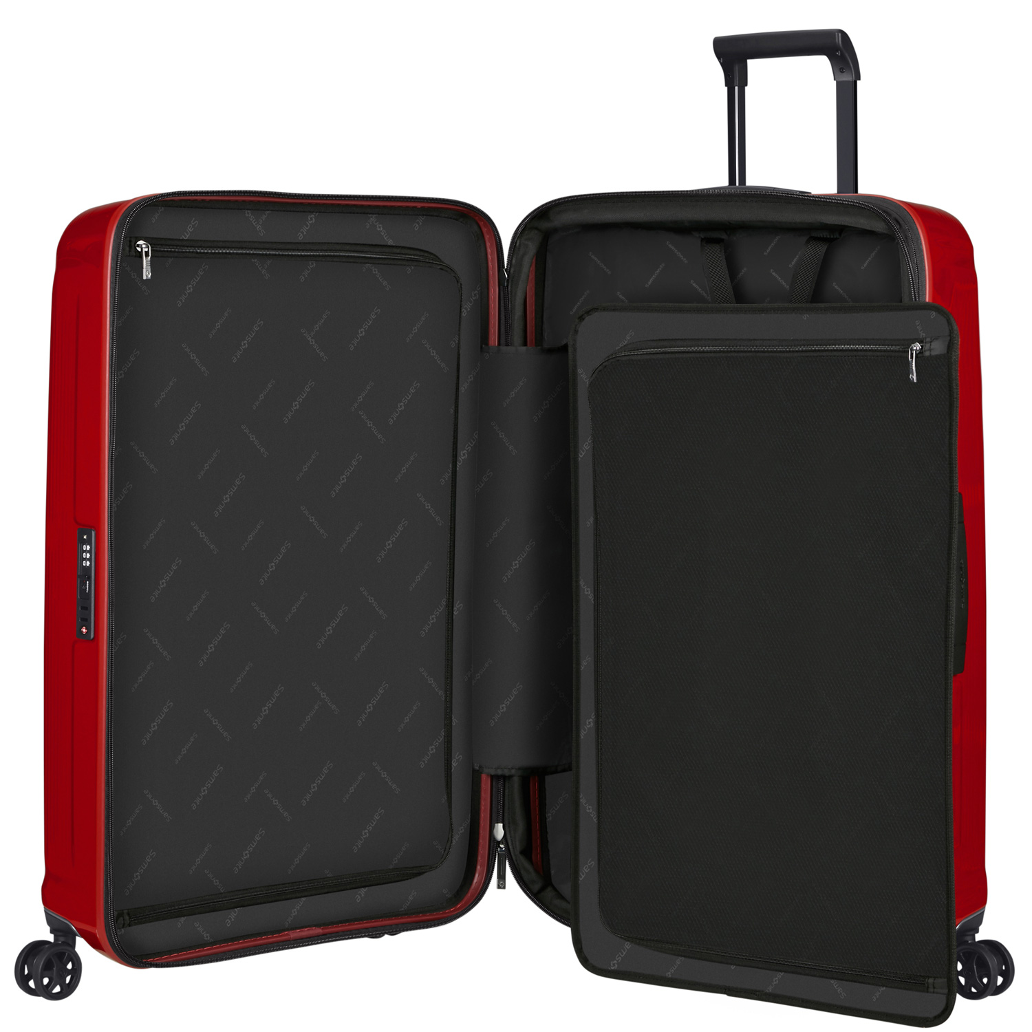 Samsonite Trolley mit 4 Rollen 75cm EXP. Nuon metallic red Abbildung 7