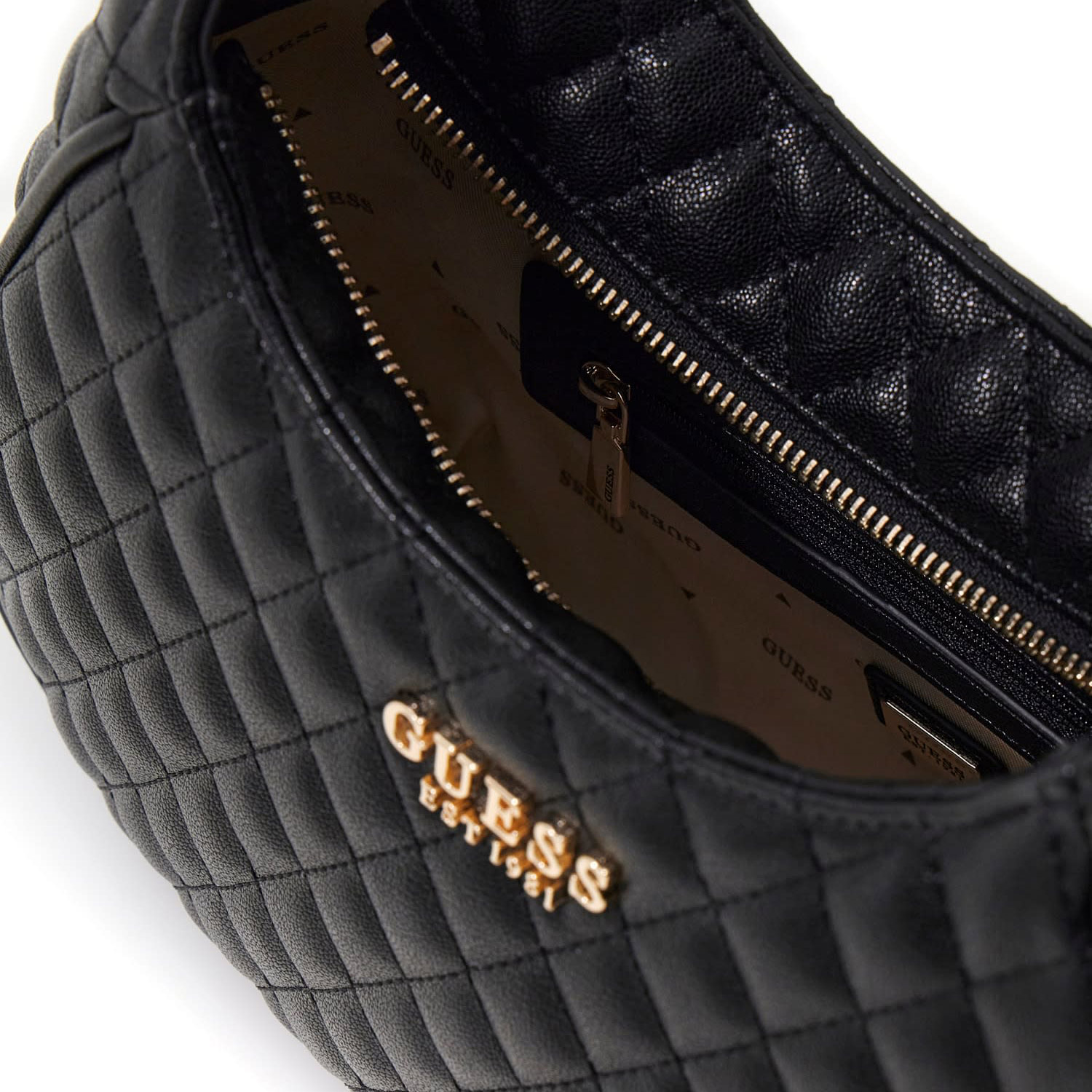 GUESS Umhängetasche Atabey Hobo Black Abbildung 4