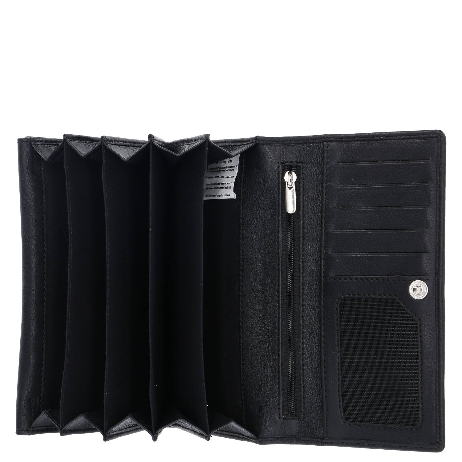The Skandinavian Brand Damenbörse Leder - Black Abbildung 4