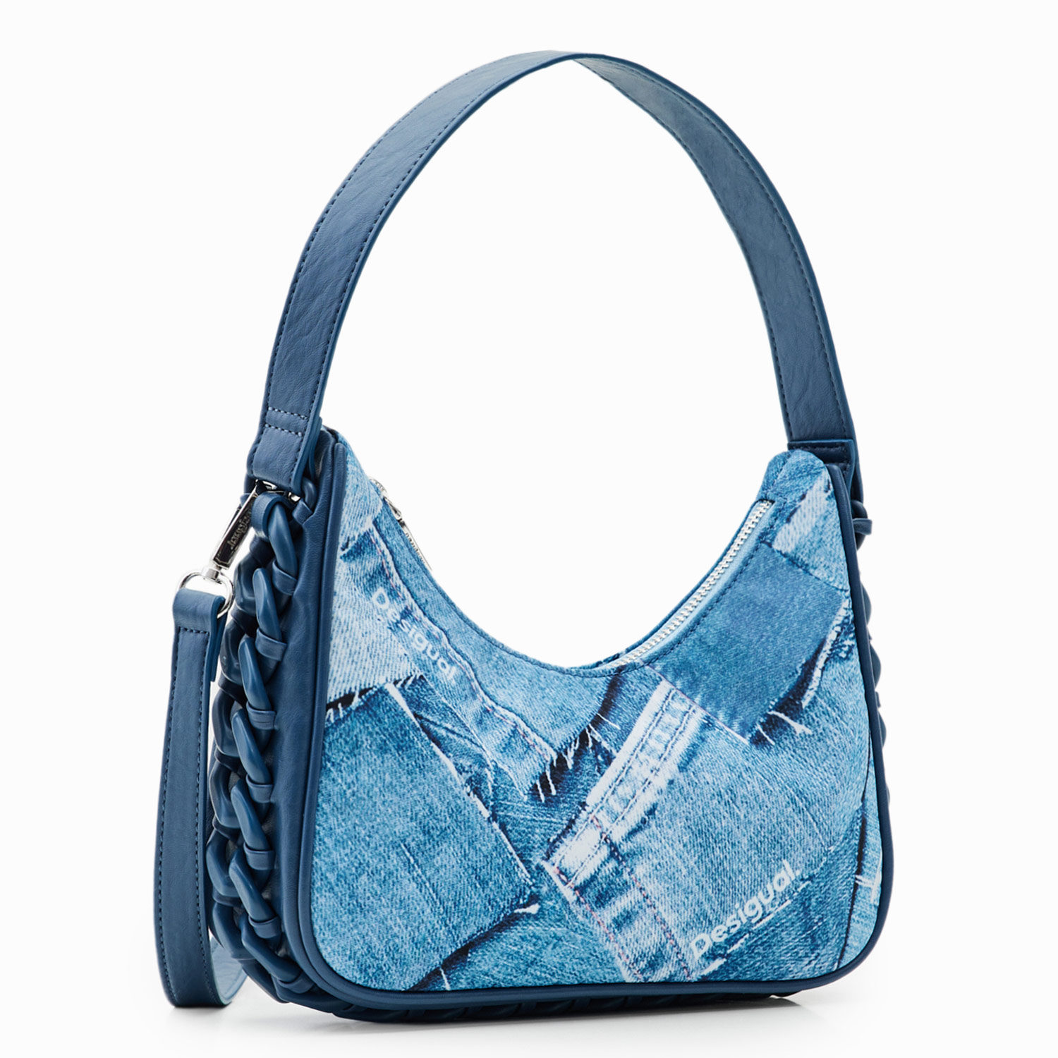 Desigual Damen Schultertasche Forever Blue Medley blau
