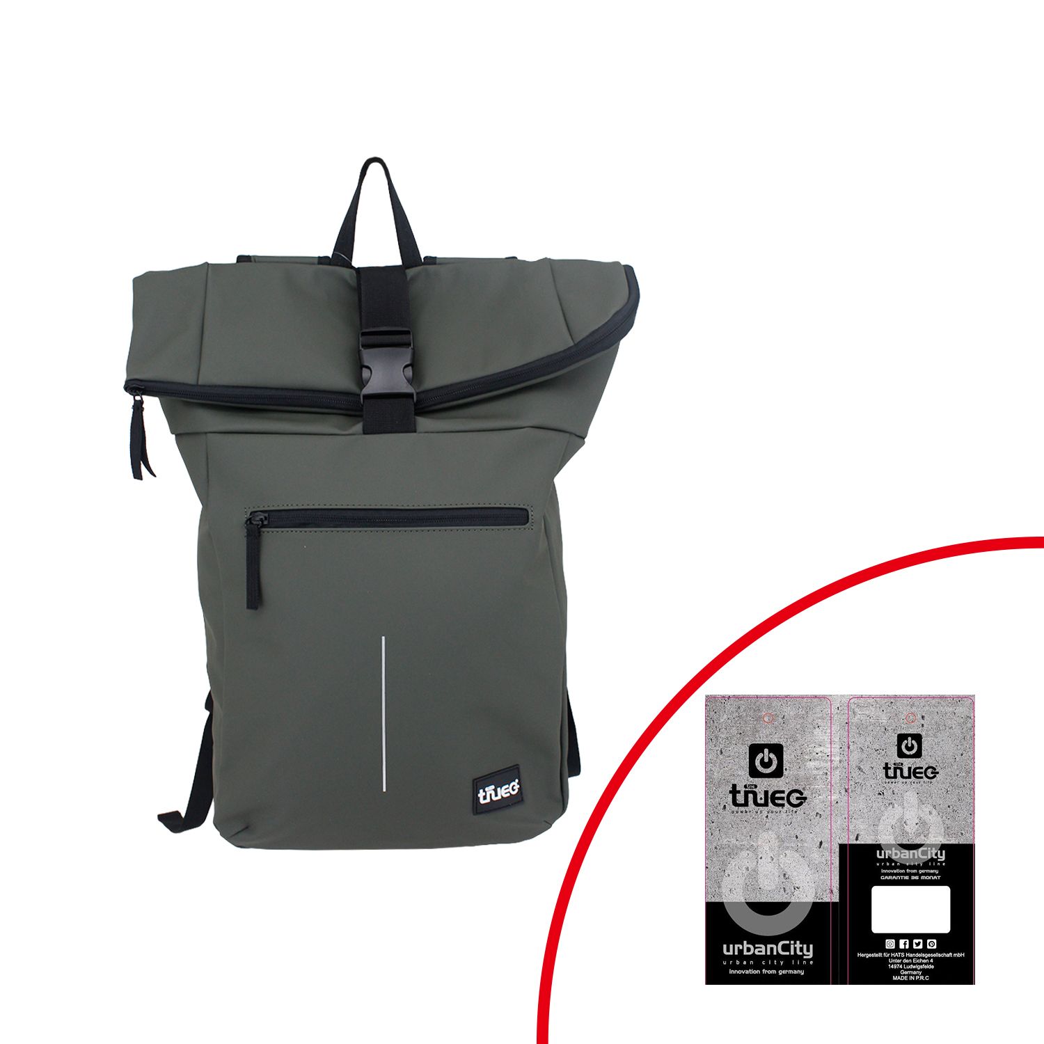 DYX Rucksack Urban Line - Bennie Bennie olive Abbildung 1