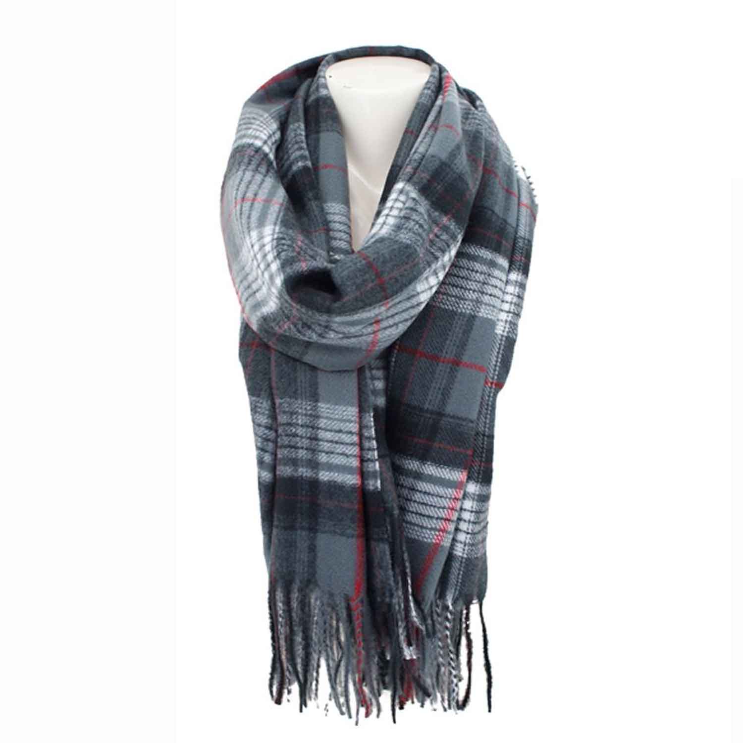Antonio Winter Schal  Kariert Abbildung 1