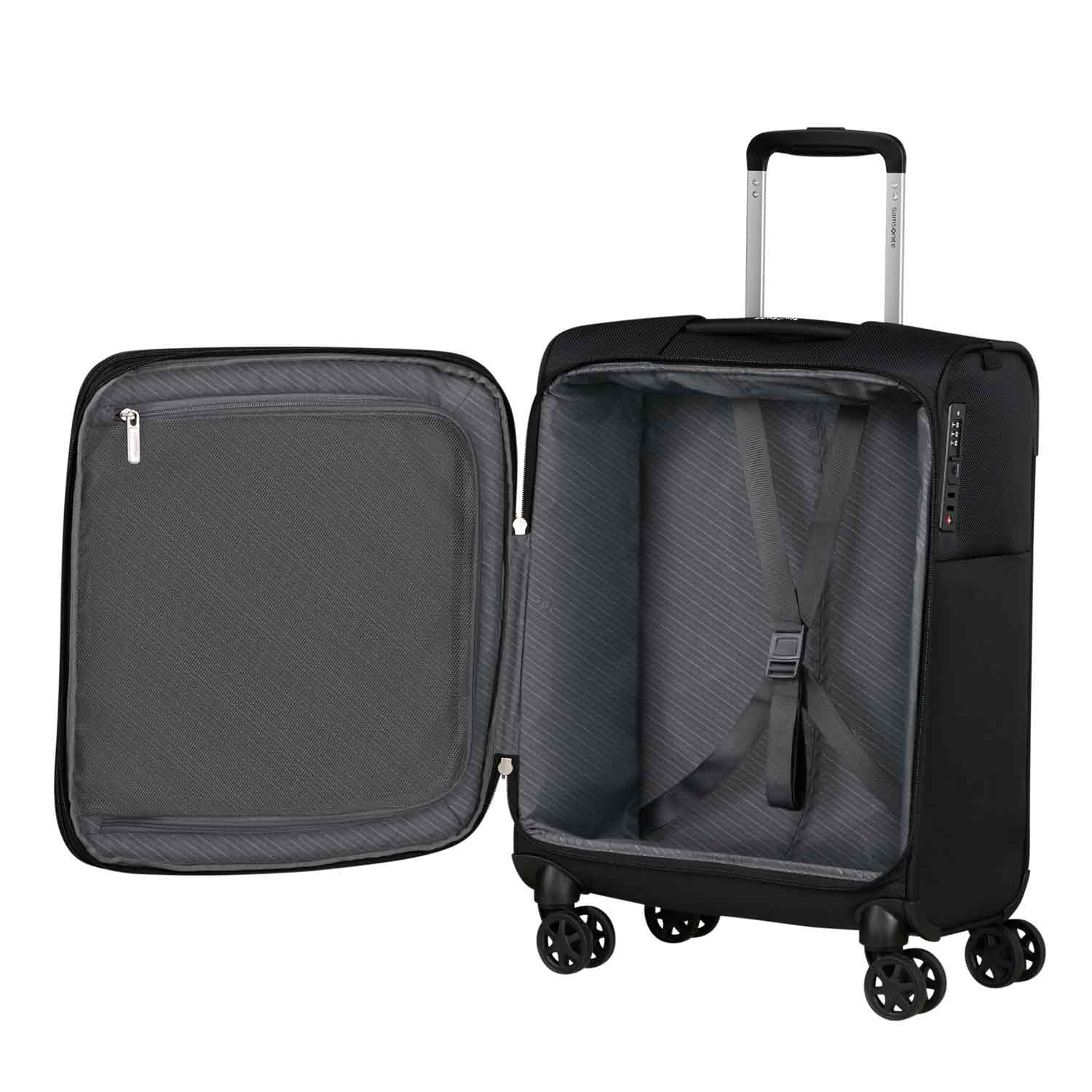 Samsonite Trolley mit 4 Rollen 55 cm Base Breeze Black Abbildung 4