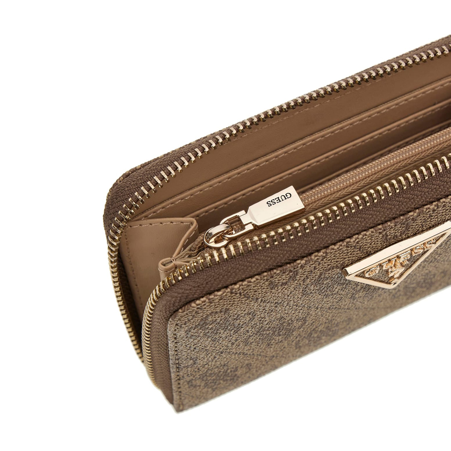 GUESS Damen Geldbörse Laurel II Latte Logo Abbildung 3