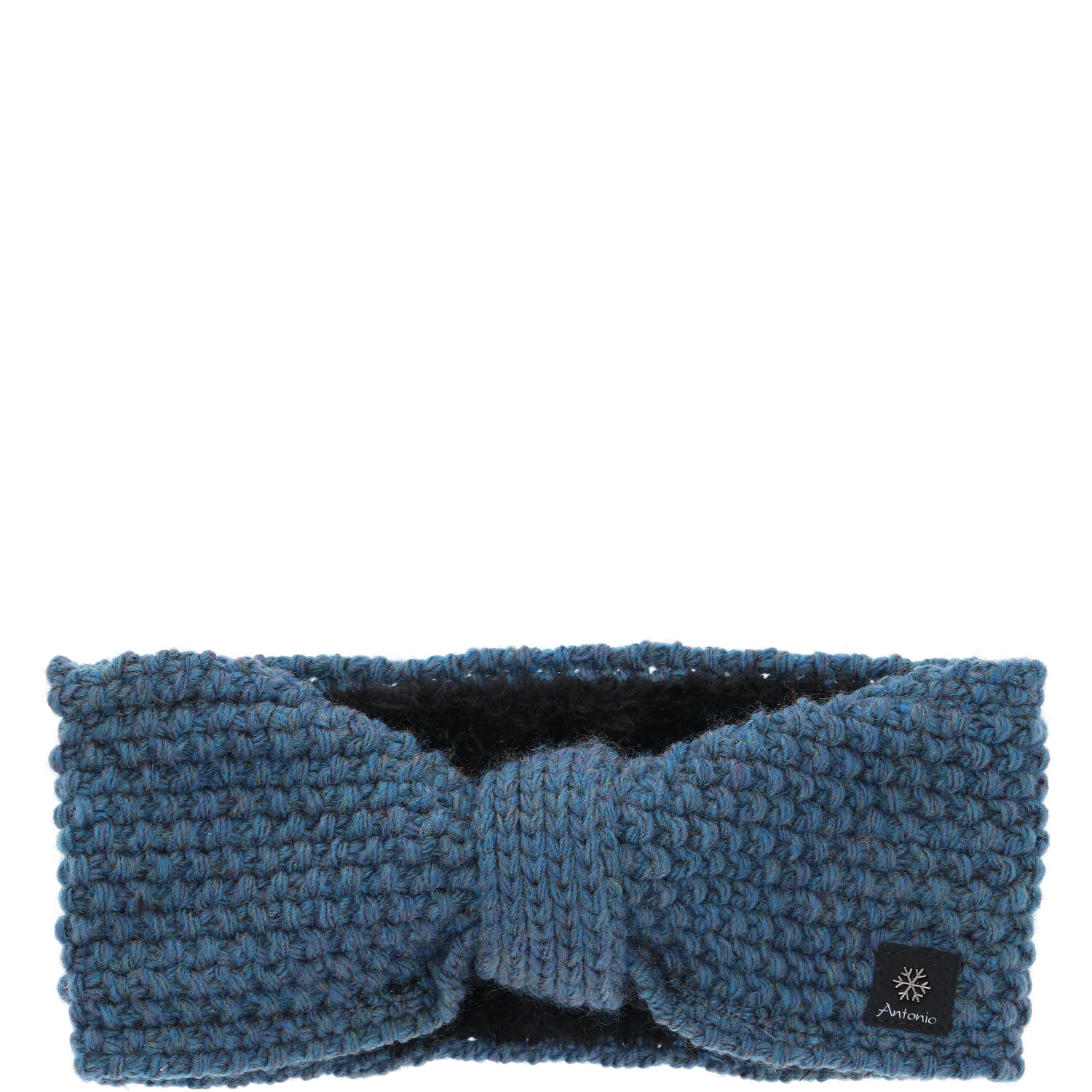Antonio Damen Strickstirnband mit Fleece W23/24 petrol