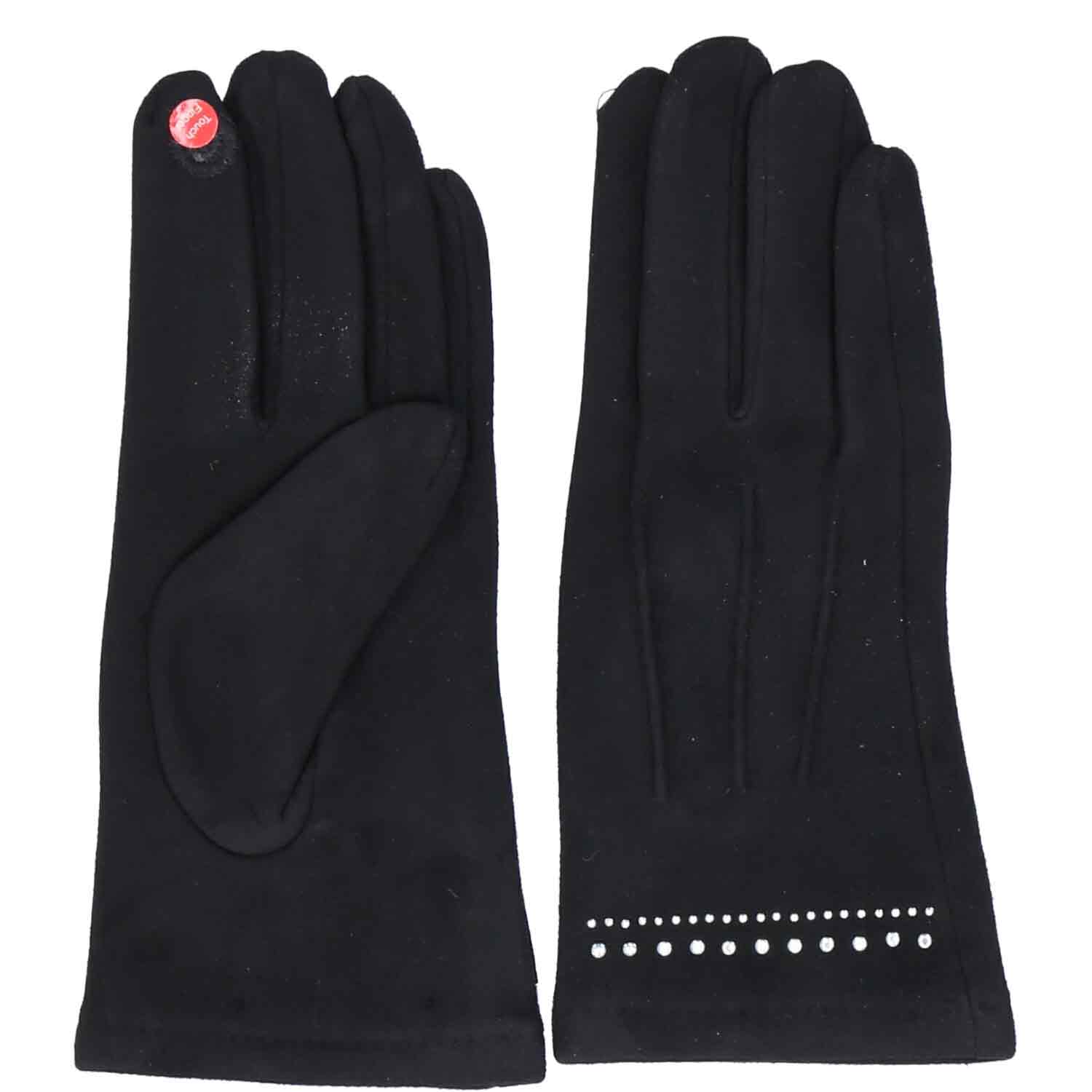 Antonio Damen Handschuhe Elegant  schwarz