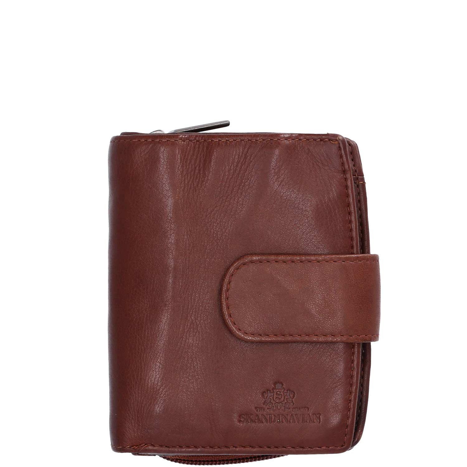 The Skandinavian Brand Leder Geldbörse  Cognac