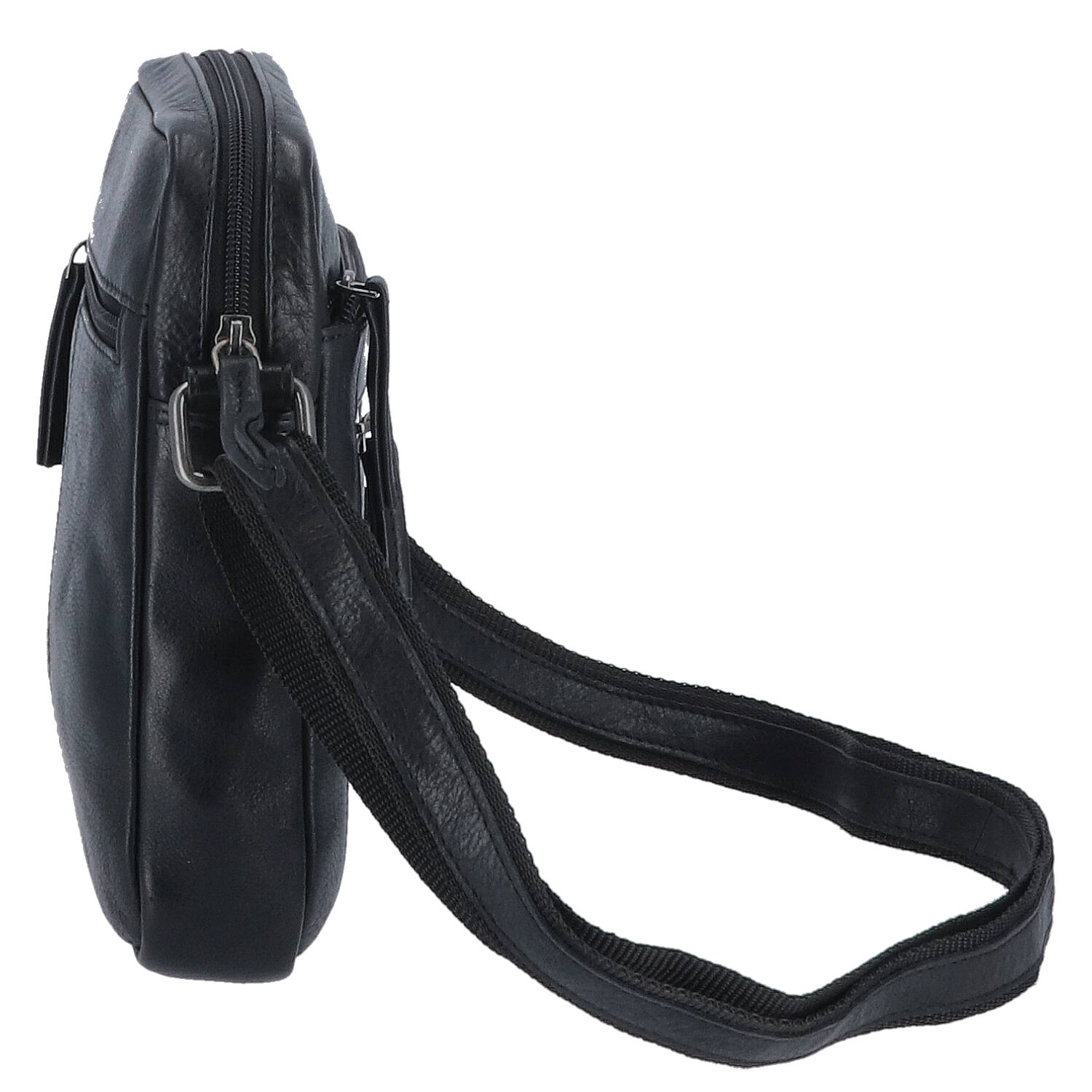 The Skandinavian Brand Leder Umhängetasche - Black Abbildung 3