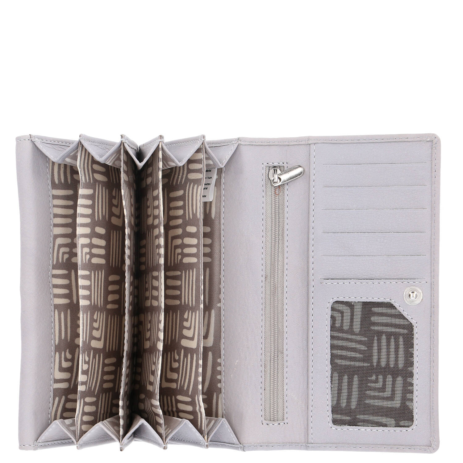 The Skandinavian Brand Damenbörse Leder - Light grey Abbildung 4