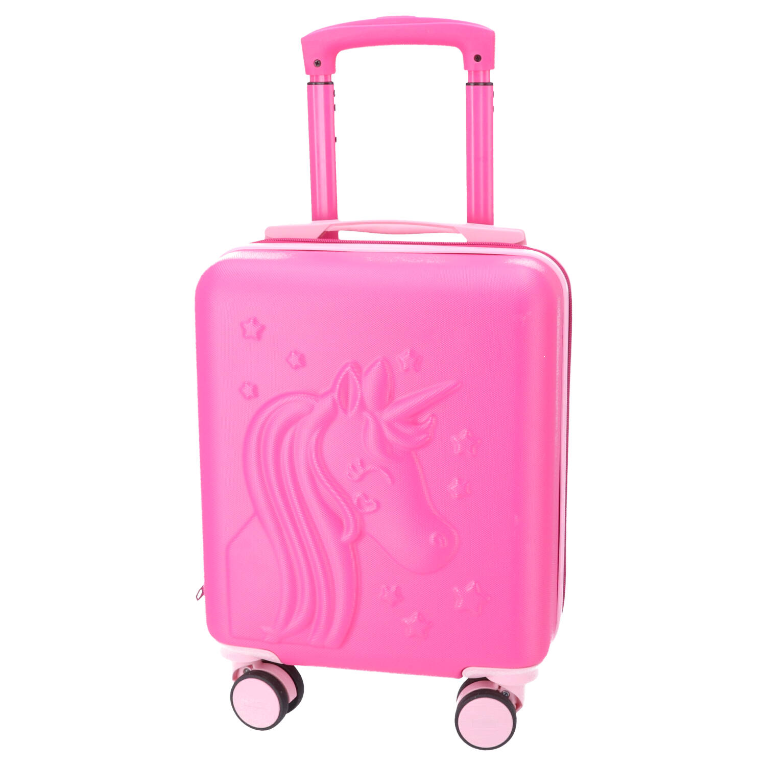 The TrueC Kinder Koffer Underseat Einhorn pink Abbildung 1