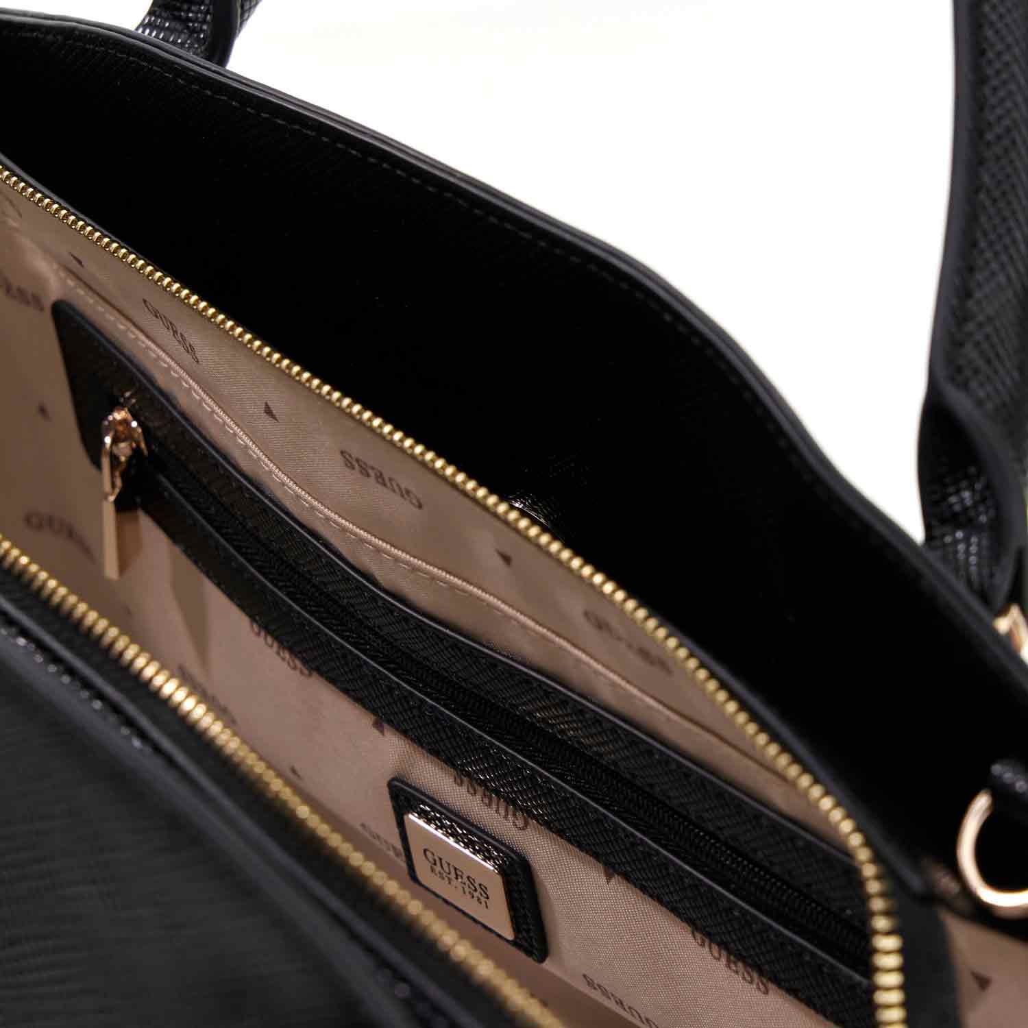 GUESS Handtasche Gilda 3 Comp Black Abbildung 5