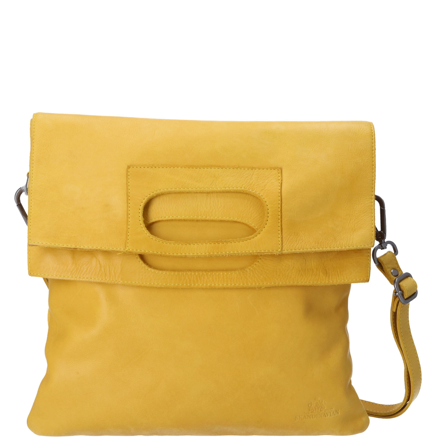The Skandinavian Brand Lady Bag Washed Nappa lemon