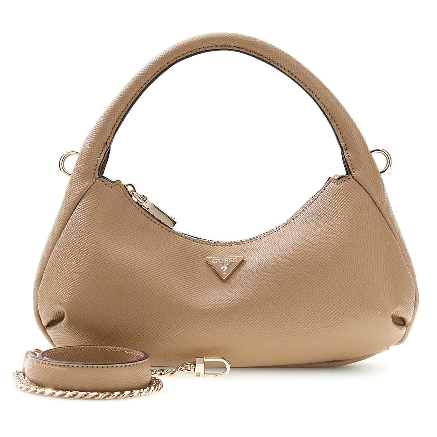 GUESS Handtasche Gilda Mini Hobo beige Abbildung 3