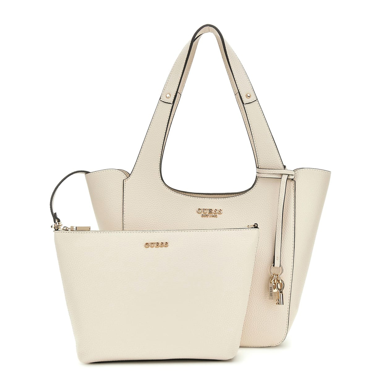 GUESS Shopper Handtasche Calista Bone Abbildung 3
