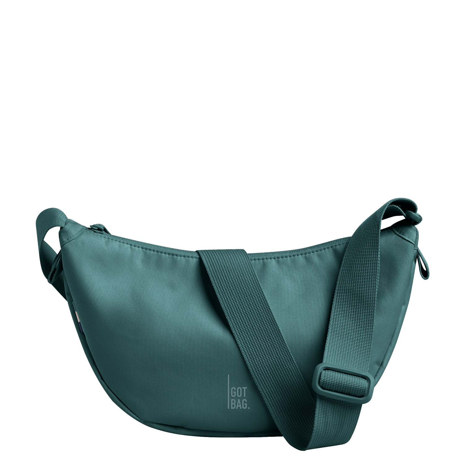 Got Bag Umhängetasche / Crossbody Moon Bag Small sea teal mono