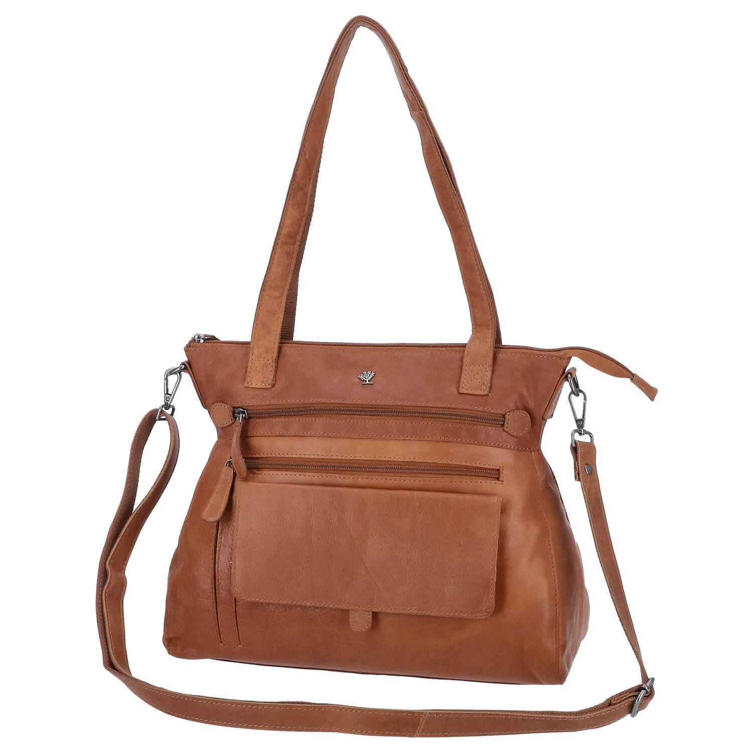 The Skandinavian Brand Damenshopper Leder - Cognac Abbildung 6