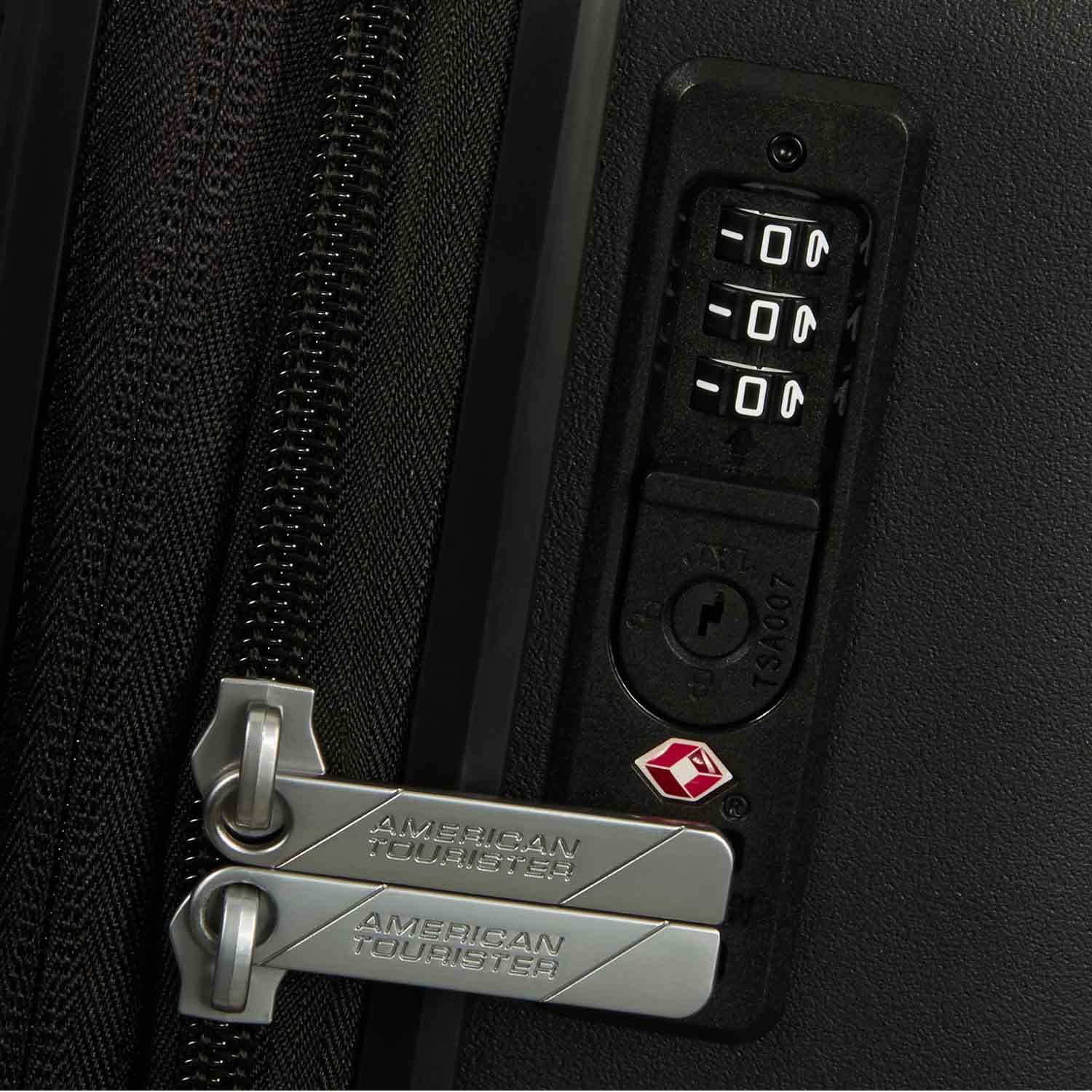 American Tourister 4 Rollen Spinner 55cm EXP. Neovibe True black Abbildung 9