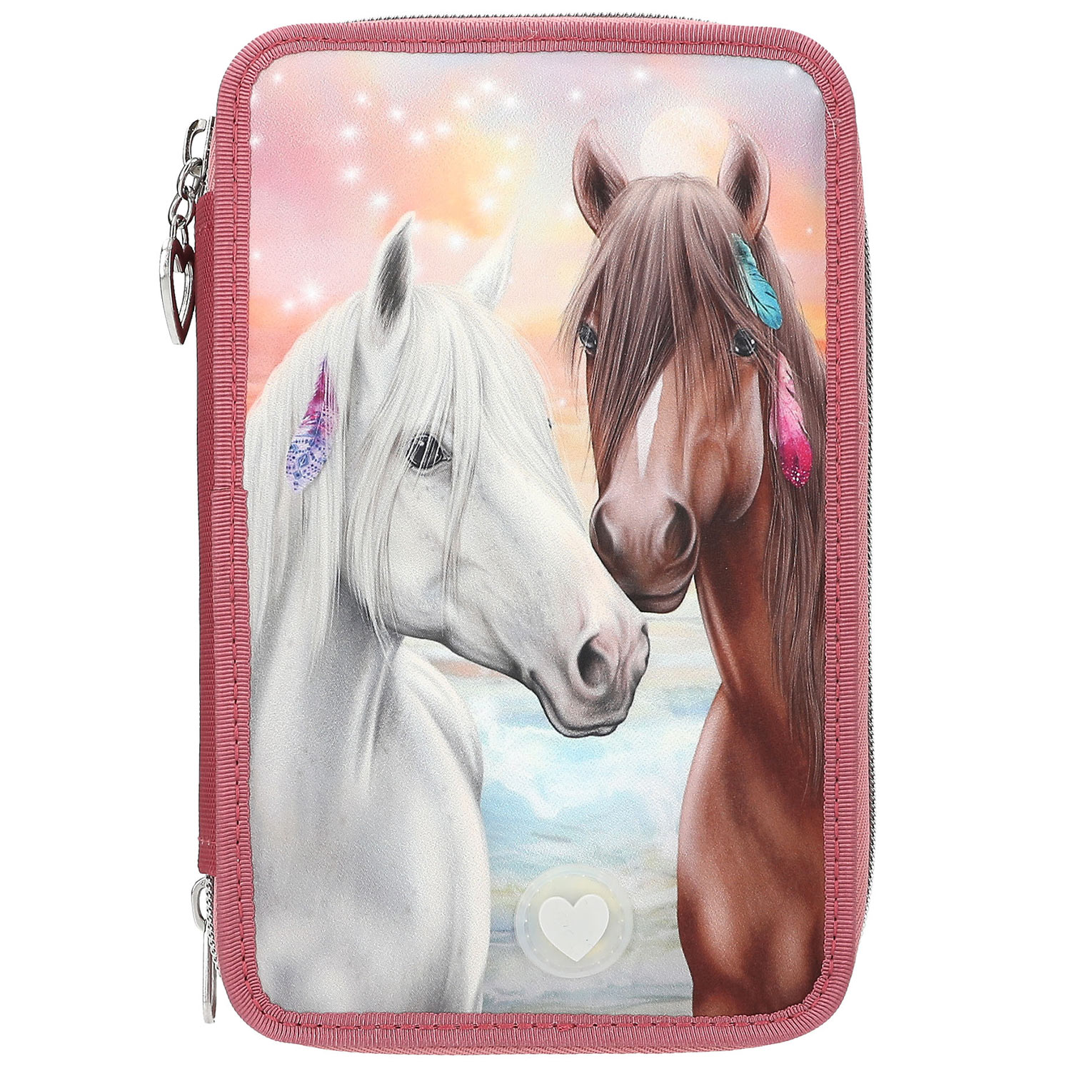 Depesche 3-Fach Federtasche LED Miss Melody 