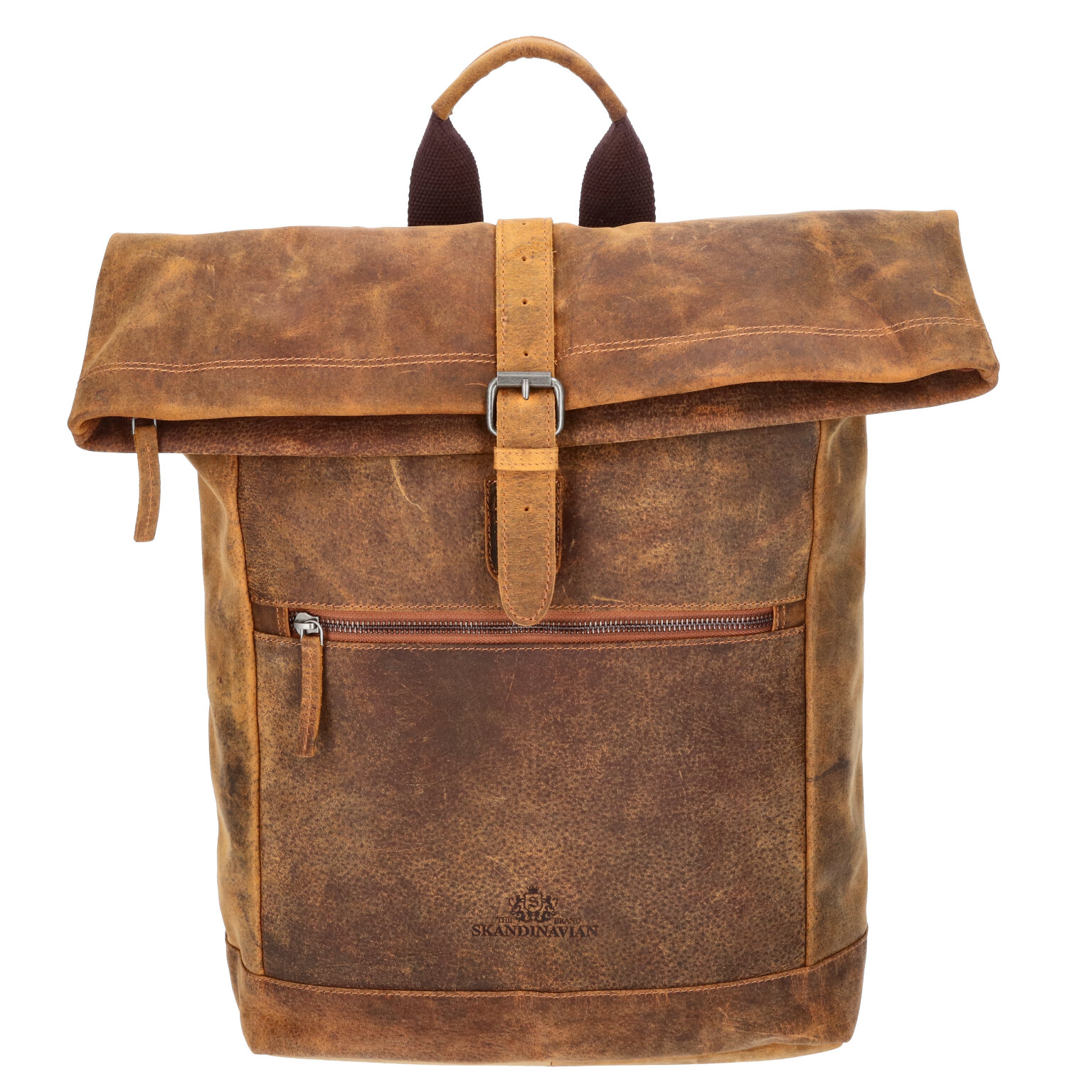 The Skandinavian Brand Leder Rucksack - tan Abbildung 5