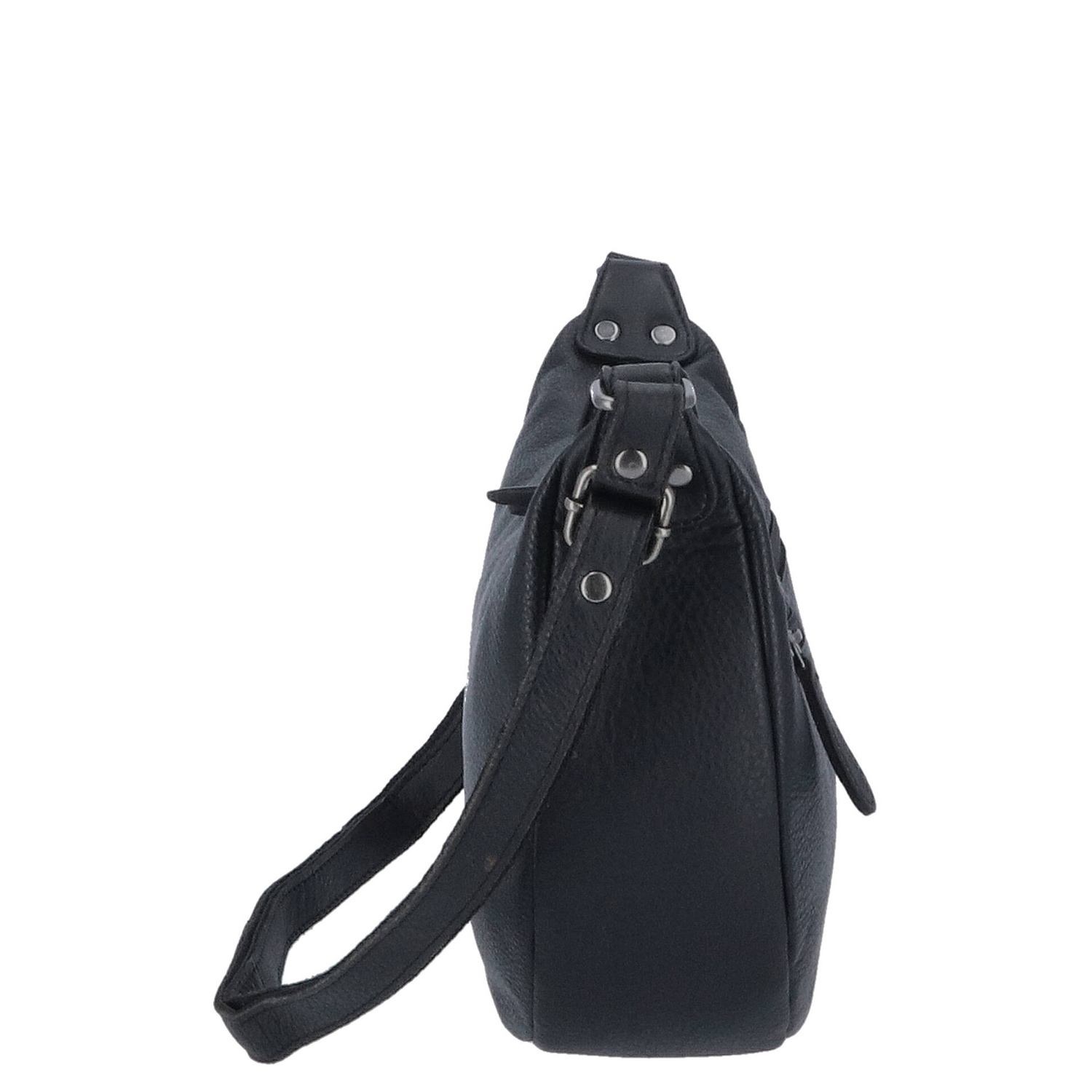 The Skandinavian Brand Leder Umhängetasche - Black Abbildung 4