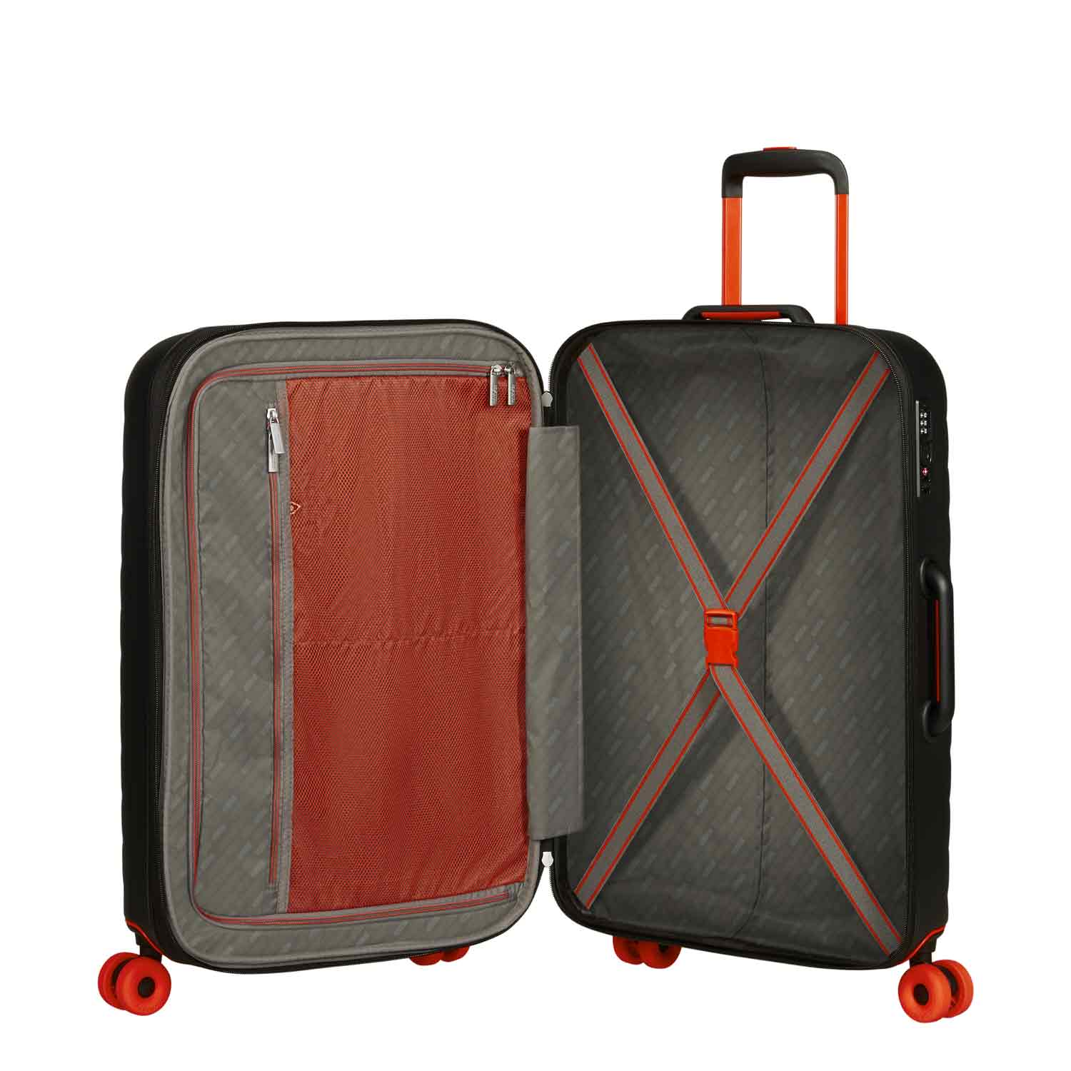 American Tourister 4 Rollen Spinner 67cm EXP. Neovibe True black Abbildung 7