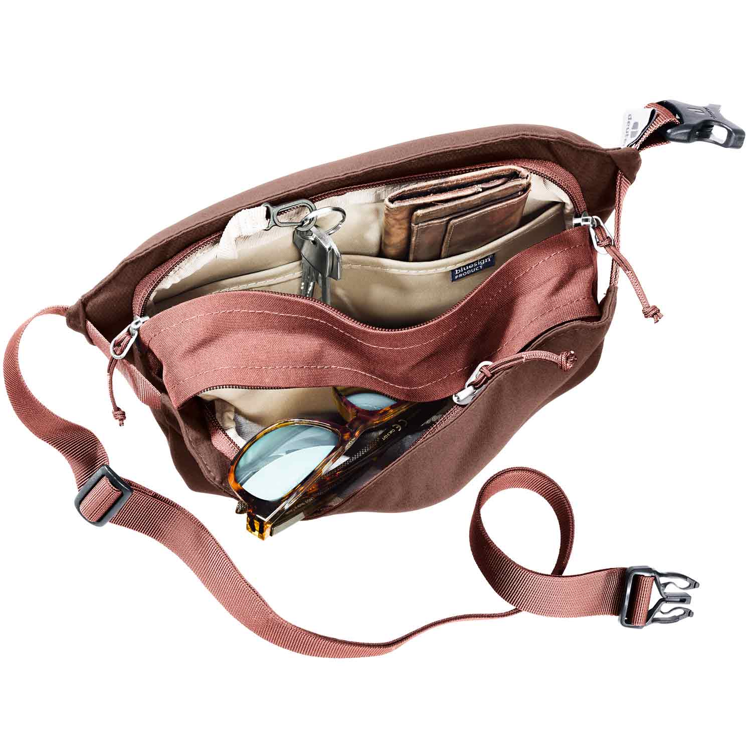 Deuter Crossbody Bag Passway 2 raisin-caspia Abbildung 3