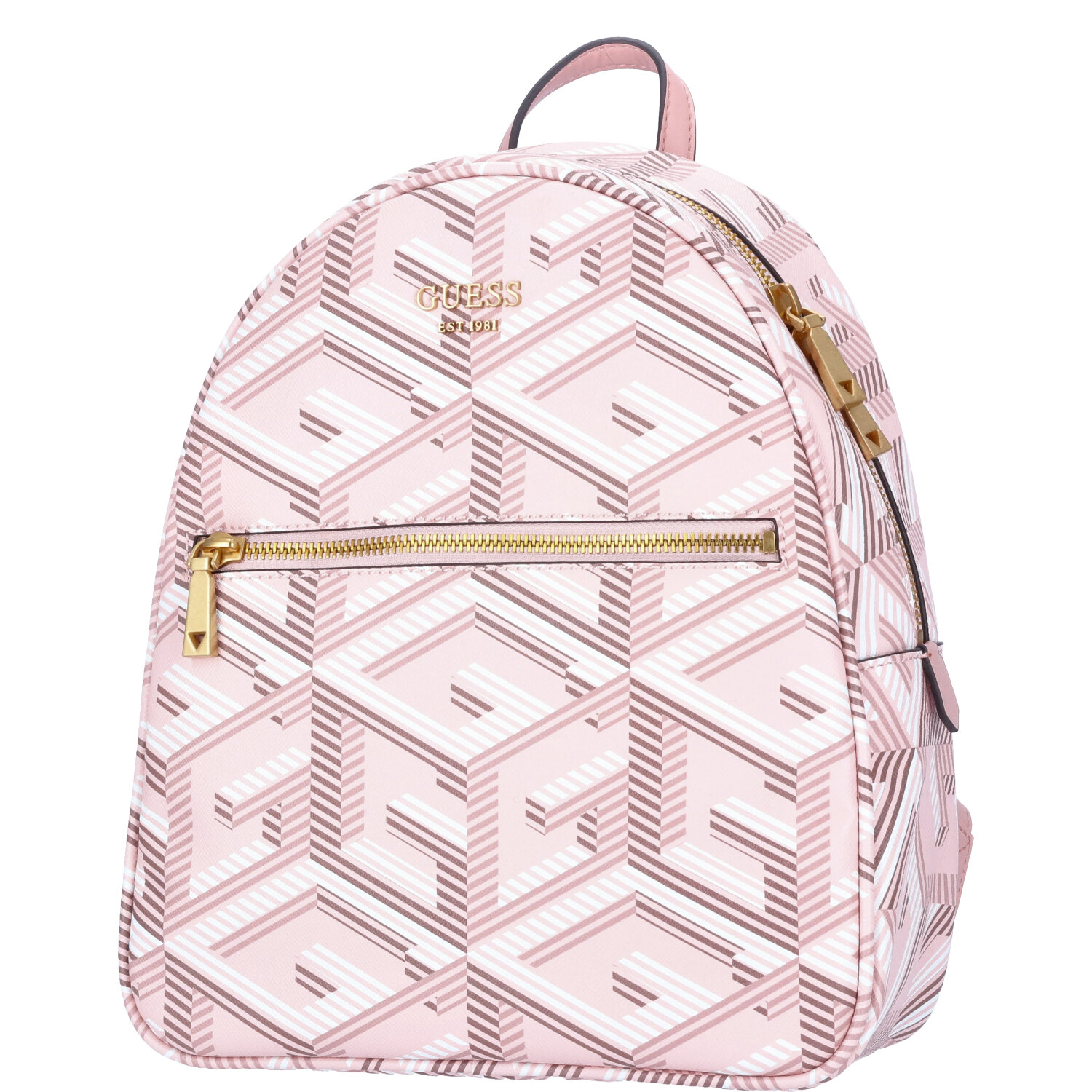 GUESS Damen Rucksack Vikky Pale Rose Logo