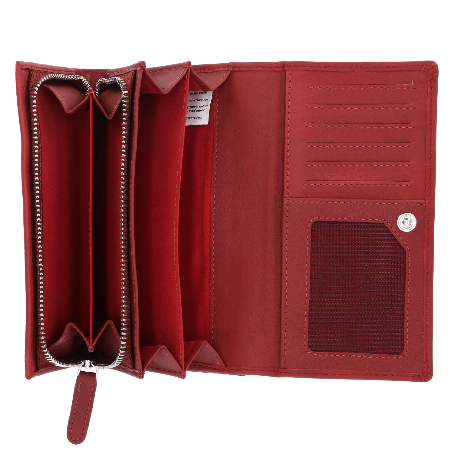 The Skandinavian Brand Damenbörse Leder - Red Abbildung 4