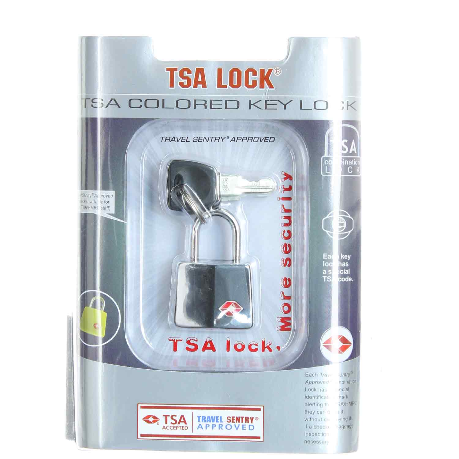 Eurotravel TSA Lock With Key  schwarz
