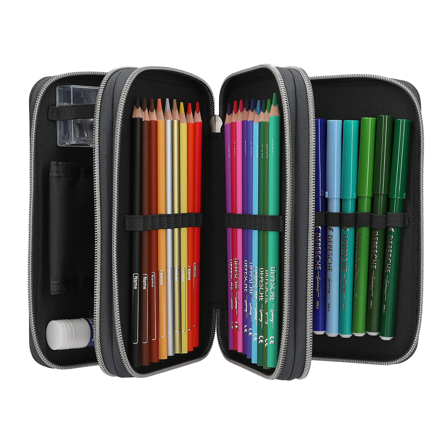 Depesche 3-Fach Federtasche Action World Drohne Abbildung 6