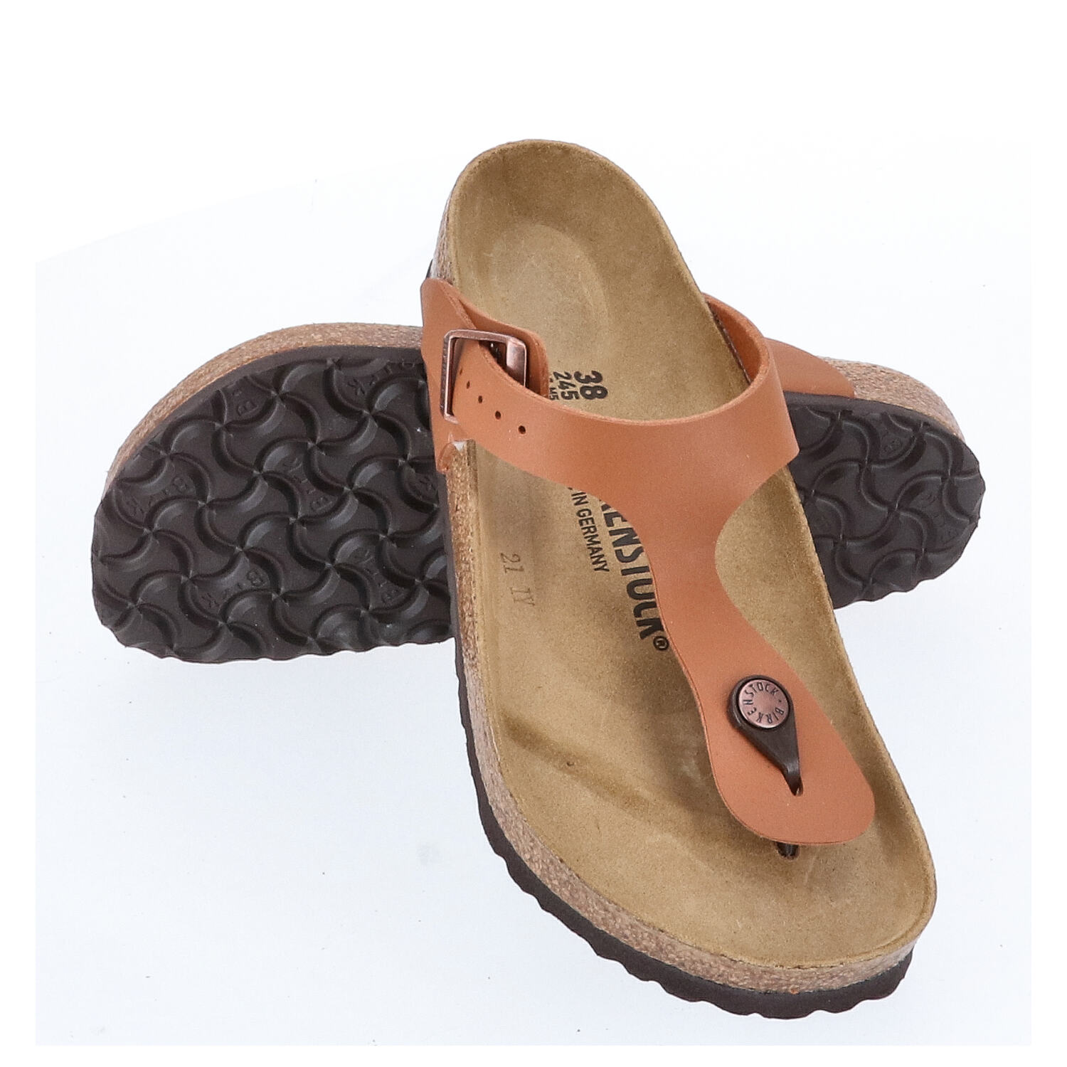 Birkenstock Sandalen Größe 38 Gizeh BS Ginger Brown   Abbildung 1