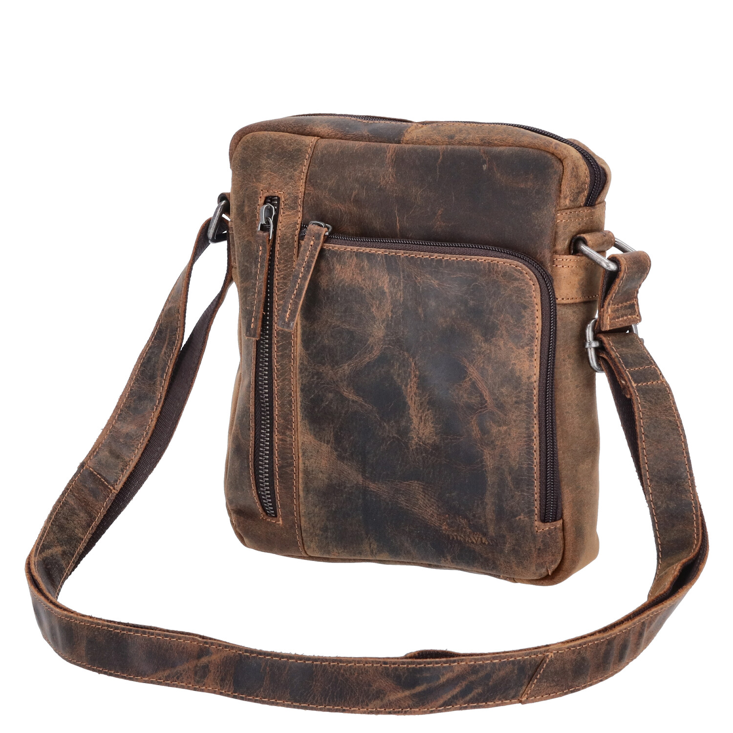 The Skandinavian Brand Leder Umhängetasche Hunter  tan