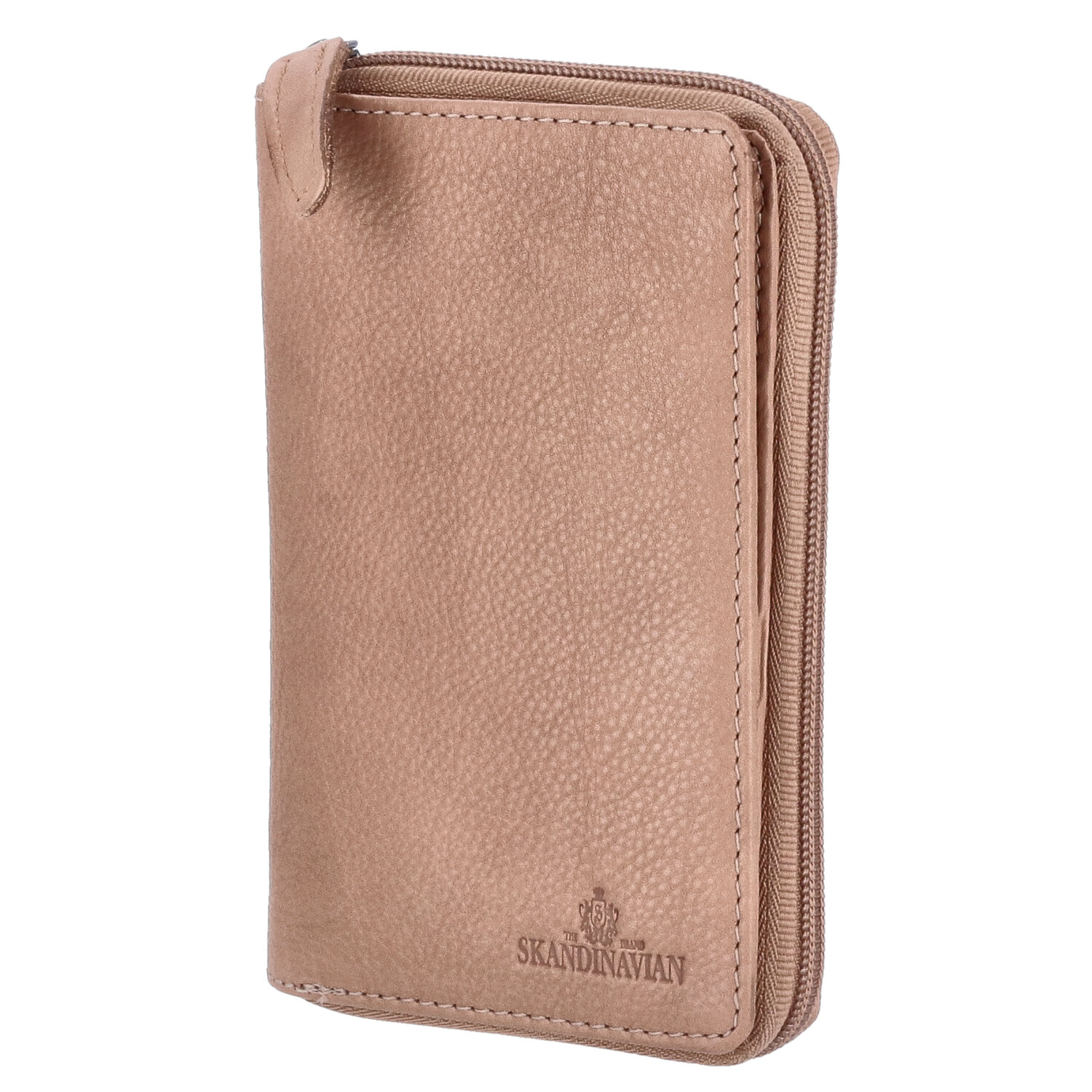 The Skandinavian Brand Damen Leder Geldbörse  beige