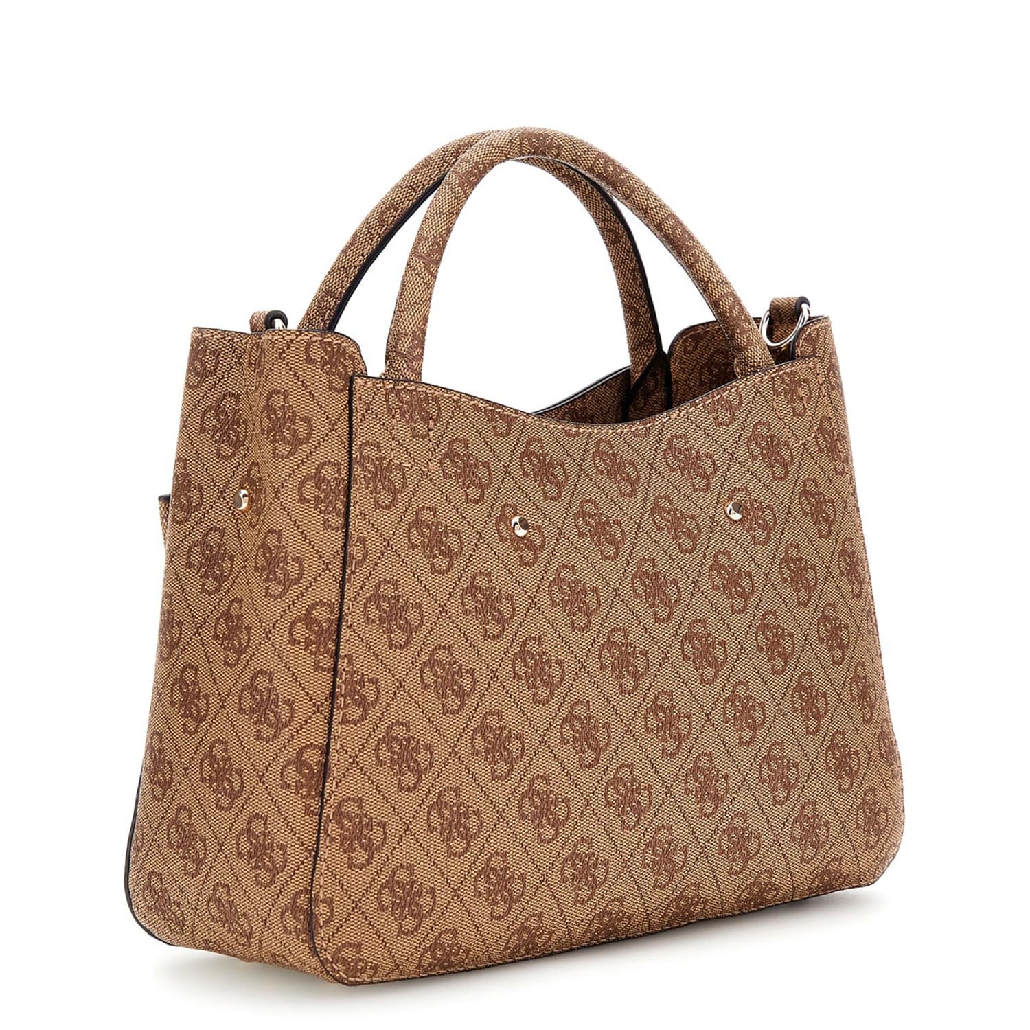GUESS Handtasche Brenton Latte Logo Abbildung 2