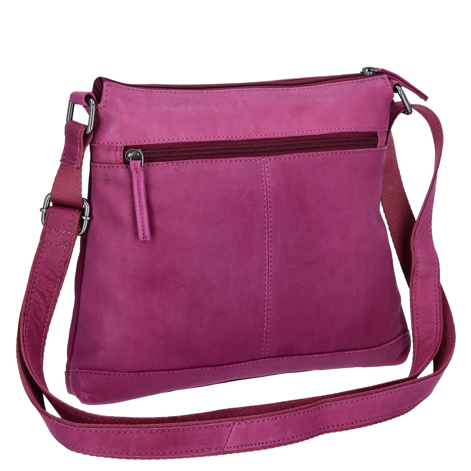 The Skandinavian Brand Leder Umhängetasche  Purple Abbildung 2
