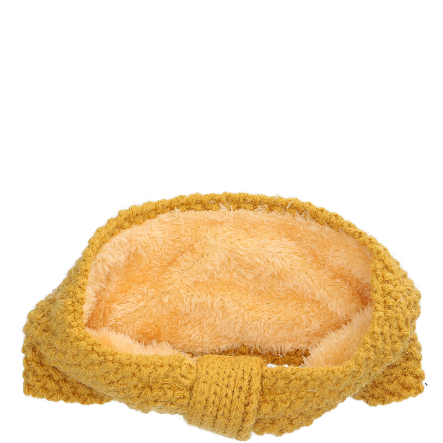 Antonio Damen Strick Stirnband mit Fleece  yellow Abbildung 3