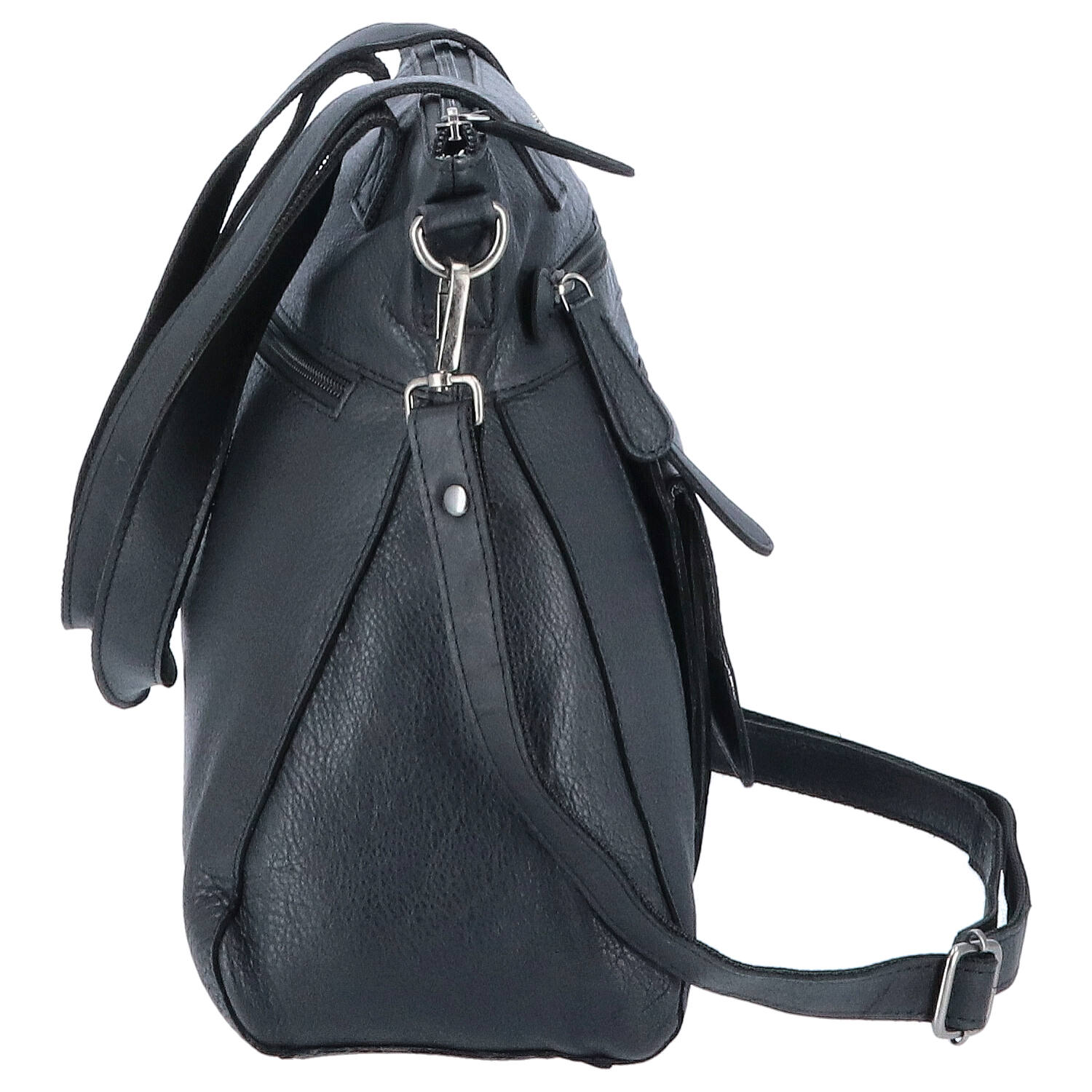 The Skandinavian Brand Damenshopper Leder - Black Abbildung 3