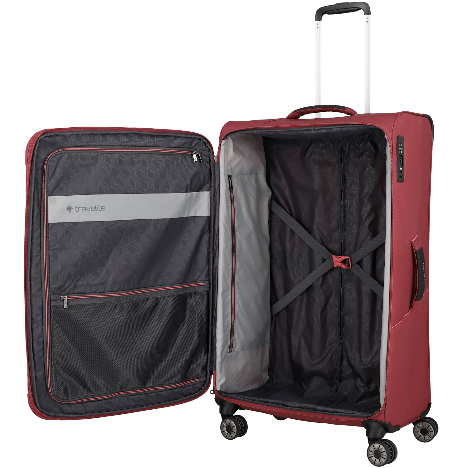 Travelite 4-Rollen Koffer L Skaii Abendrot Abbildung 5