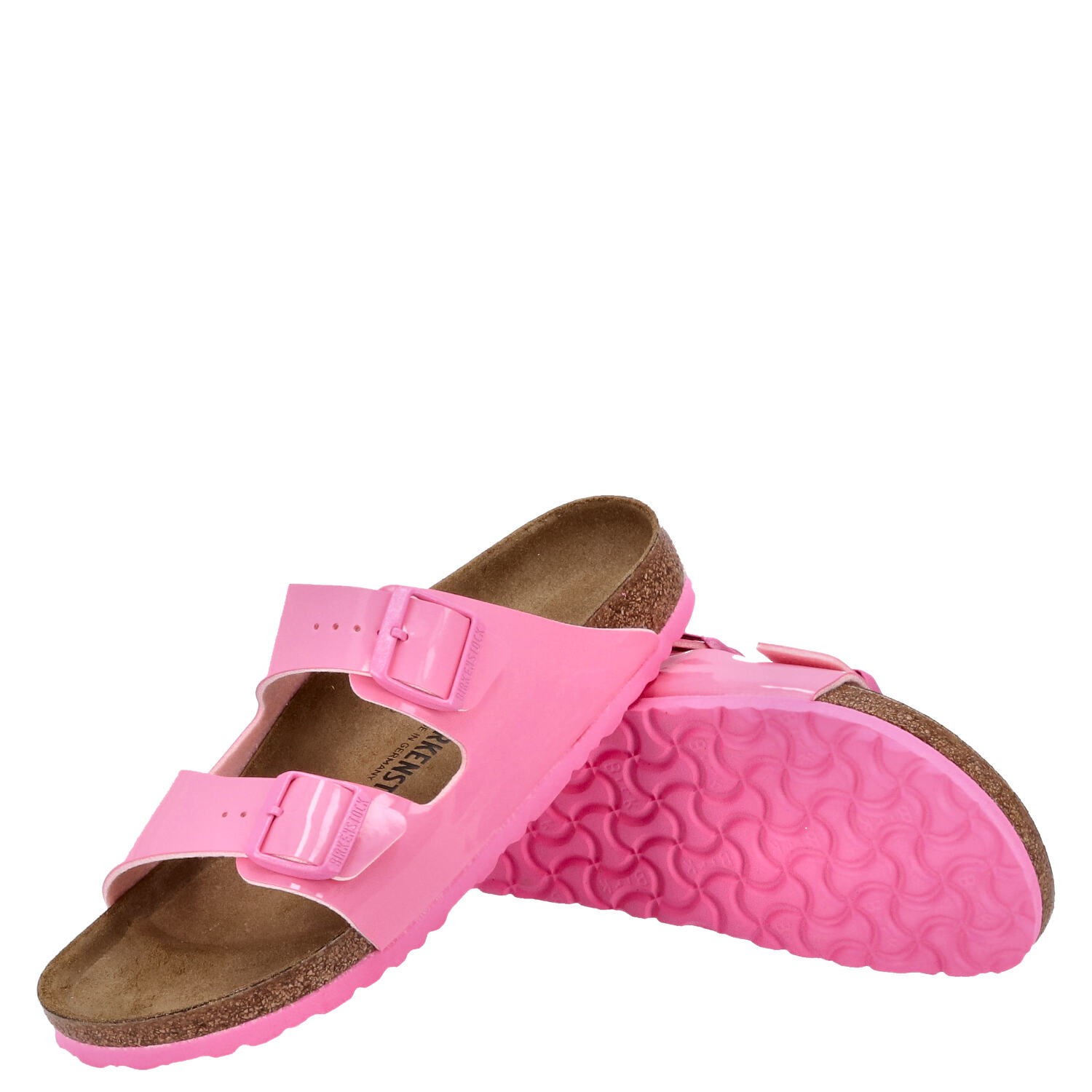Birkenstock Sandalen Größe 42 Arizona BS Patent Candy Pink   Abbildung 1