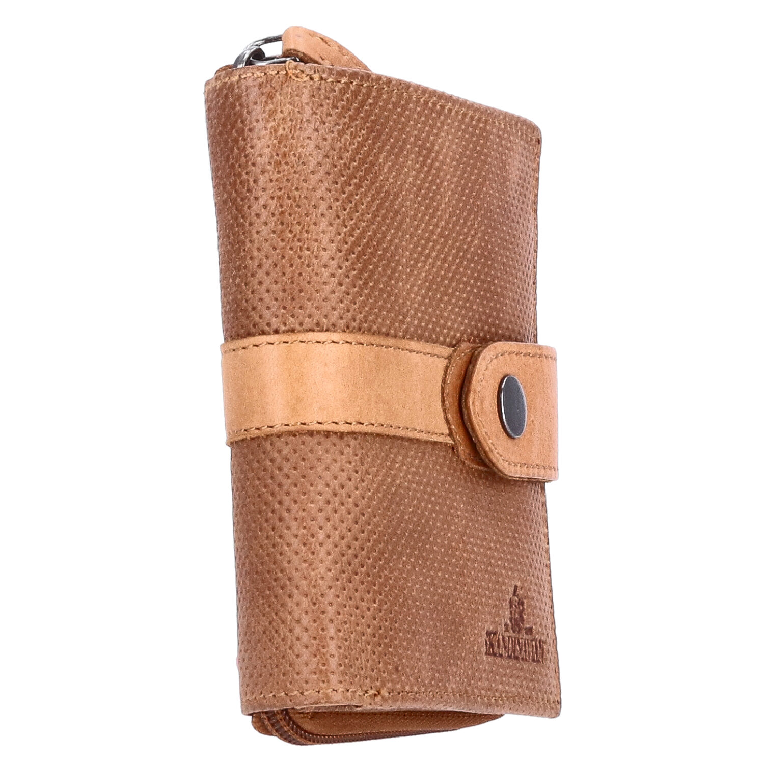 The Skandinavian Brand Damen Leder Geldbörse mittel - Cognac Abbildung 3