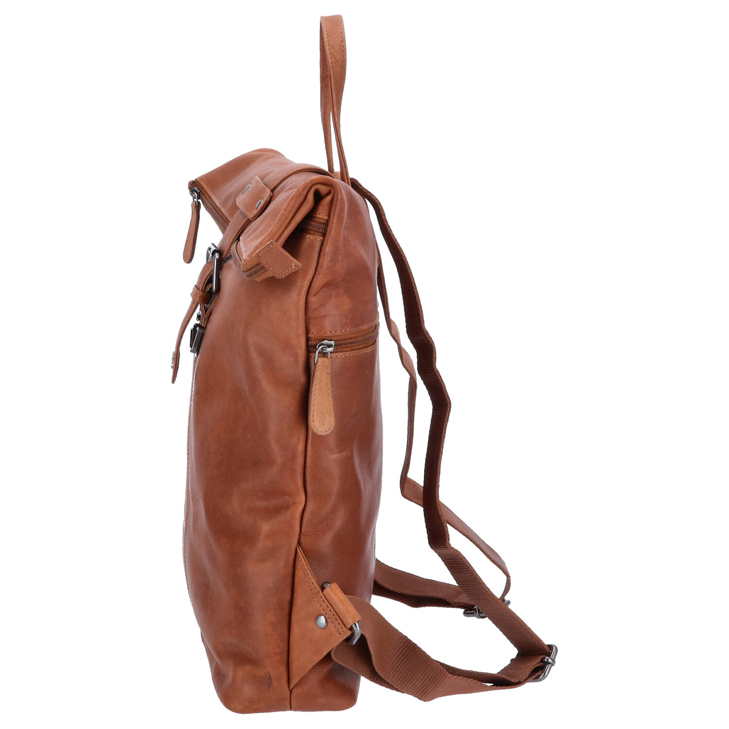 The Skandinavian Brand Damenlederrucksack - Cognac Abbildung 3