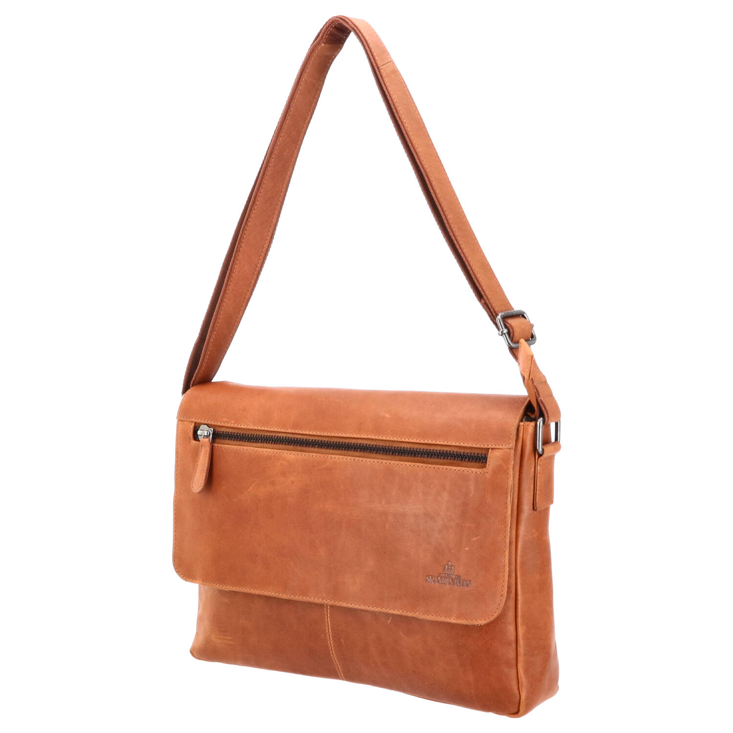 The Skandinavian Brand Leder Umhängetasche - Cognac Abbildung 6