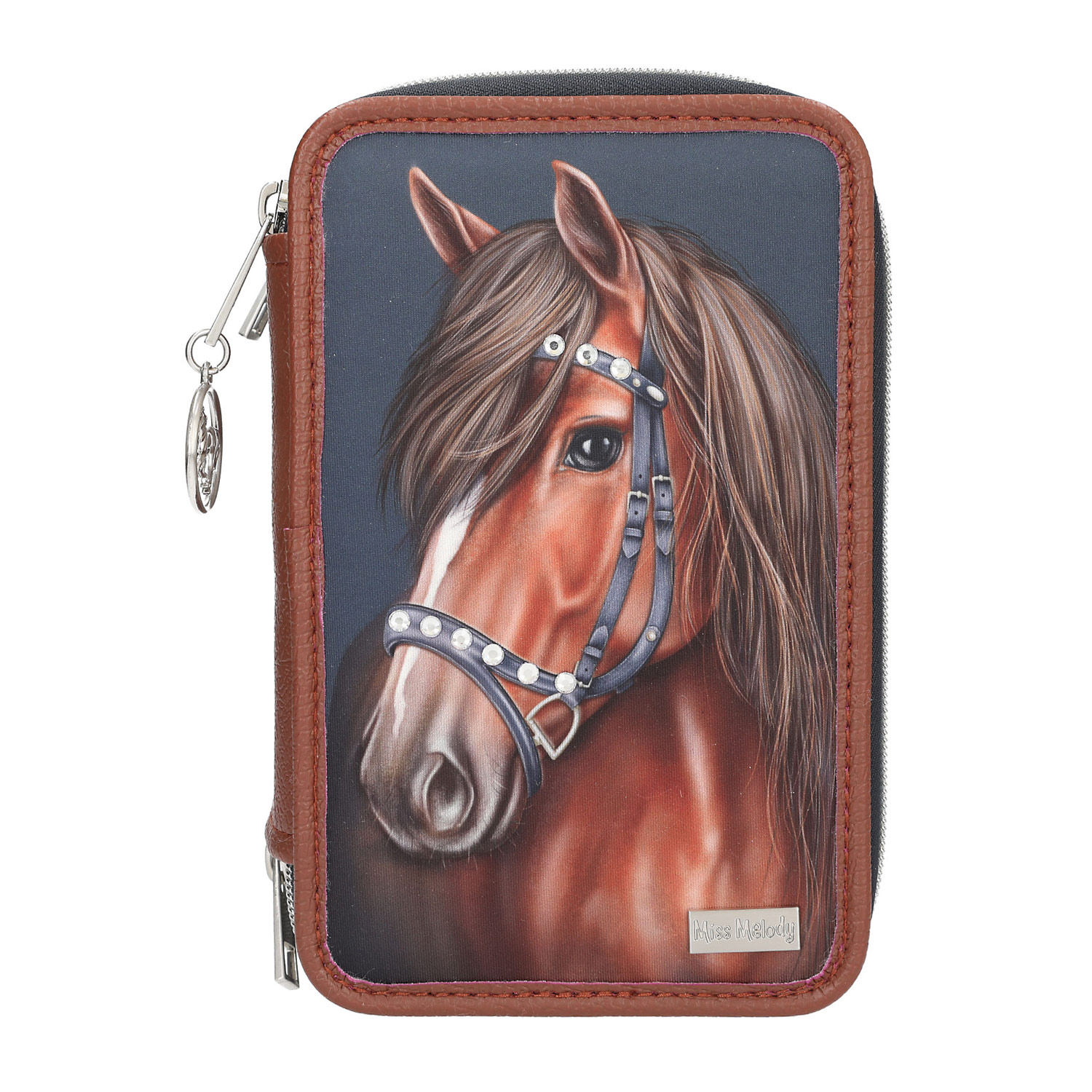 Depesche 3-Fach Federtasche Miss Melody LUXURY HORSE Abbildung 1
