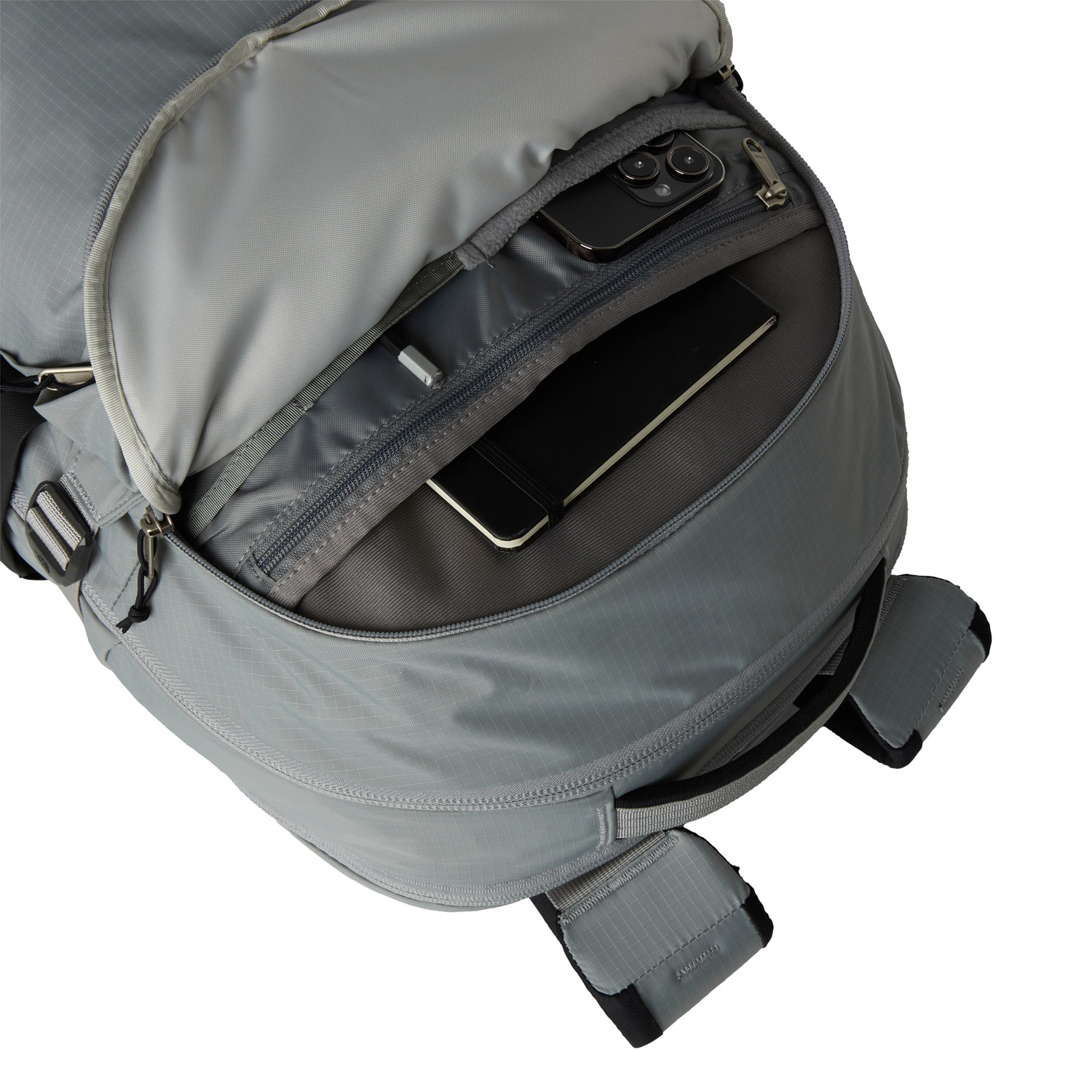 The North Face Tagesrucksack Router Meld Grey-TNF Black-NPF Abbildung 5