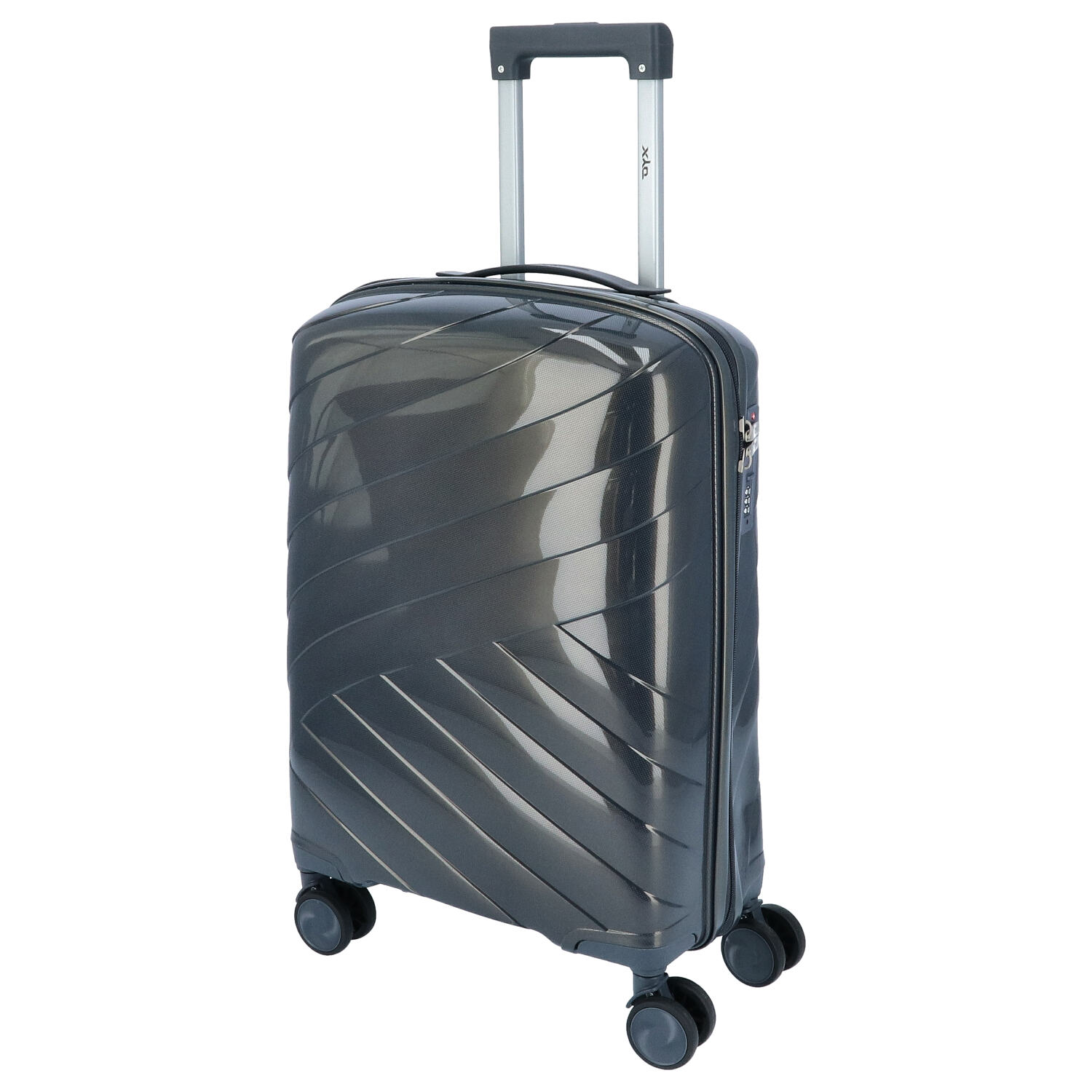 DYX 4 Rollen Trolley 3er Set S/M/L Dubai grau Abbildung 2