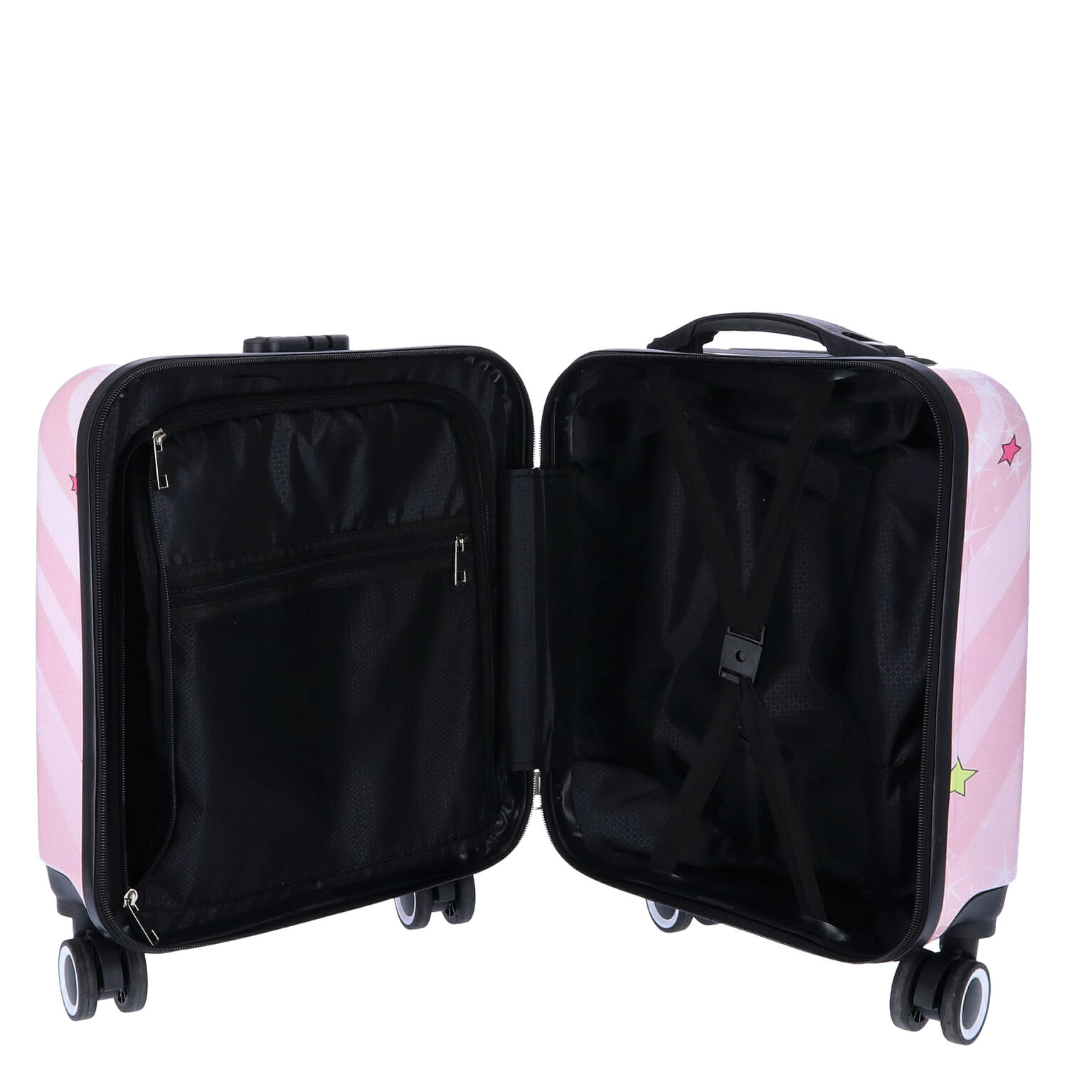 TheTrueC Kindertrolley 4 Rollen Einhorn  Rosa Abbildung 8