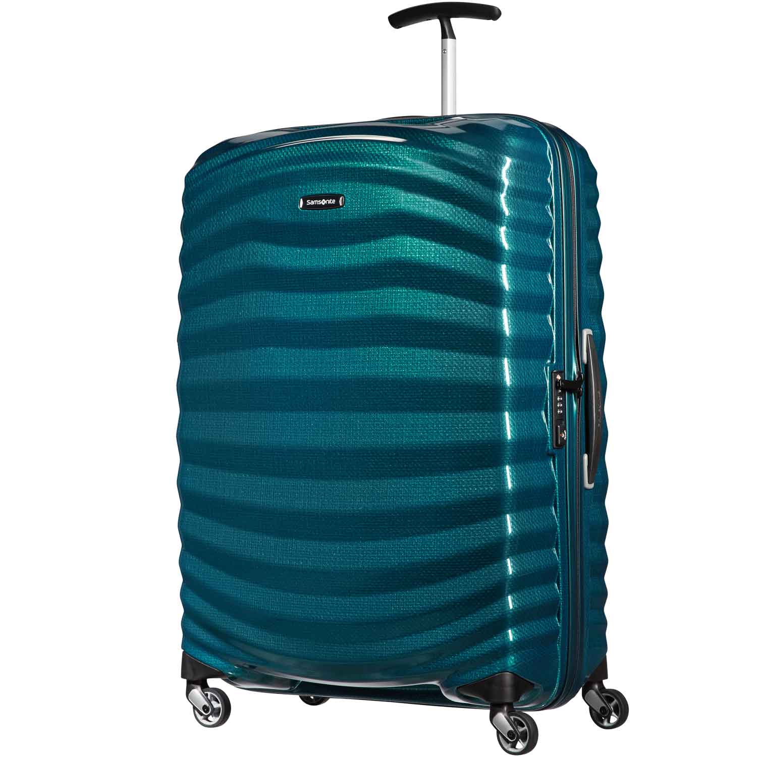 Samsonite Spinner 4 Rollen Koffer 55/20 cm Lite-Shock Petrol Blue Abbildung 1